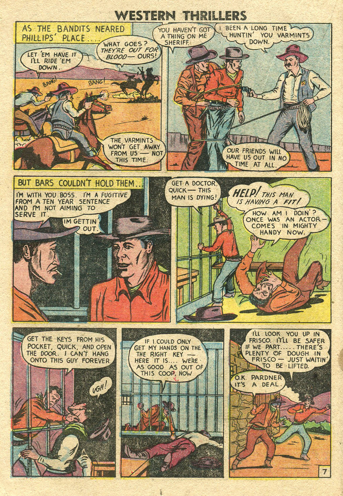 Read online Western Thrillers (1948) comic -  Issue #3 - 18