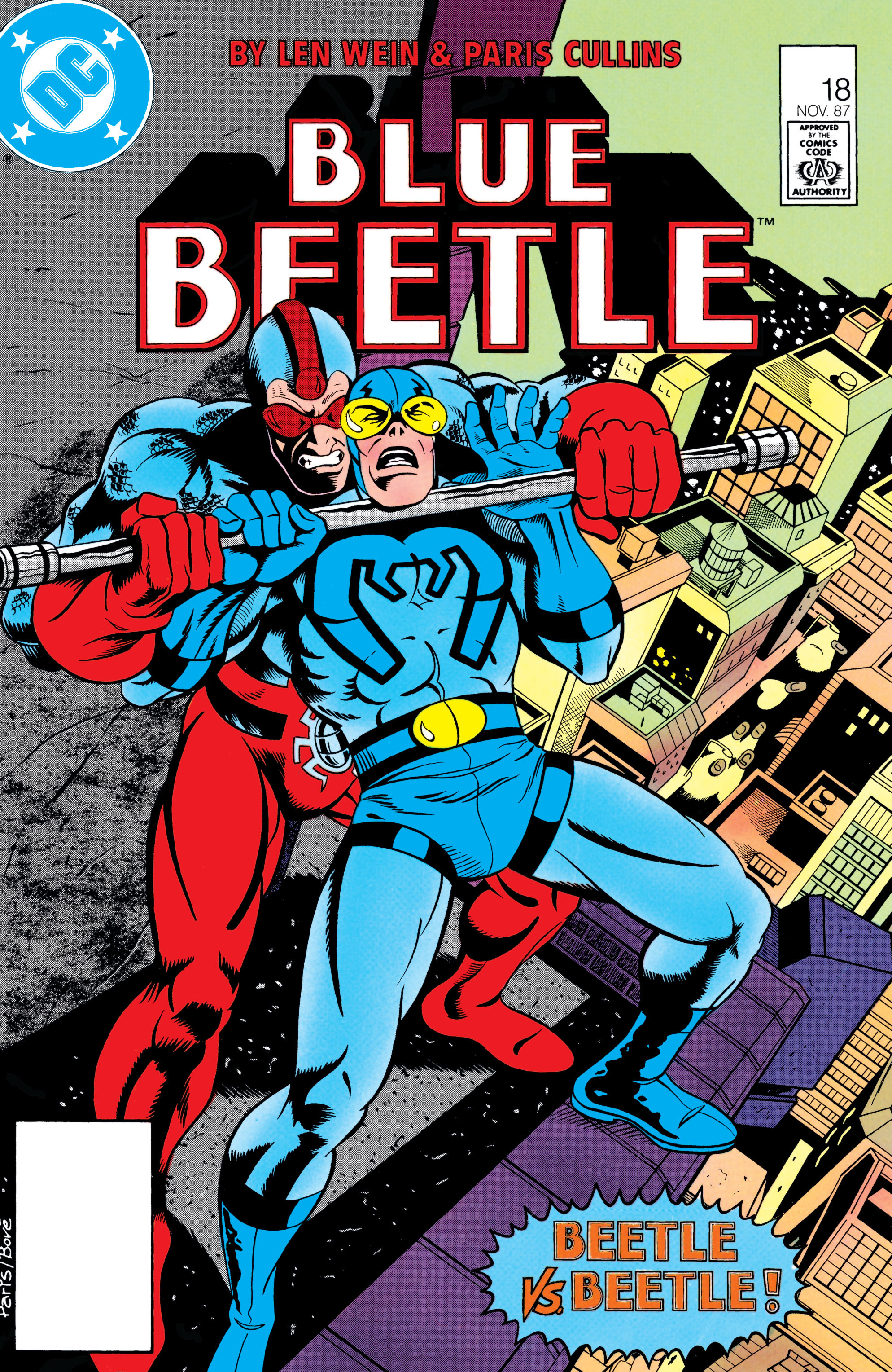 Read online Blue Beetle (1986) comic -  Issue #18 - 1