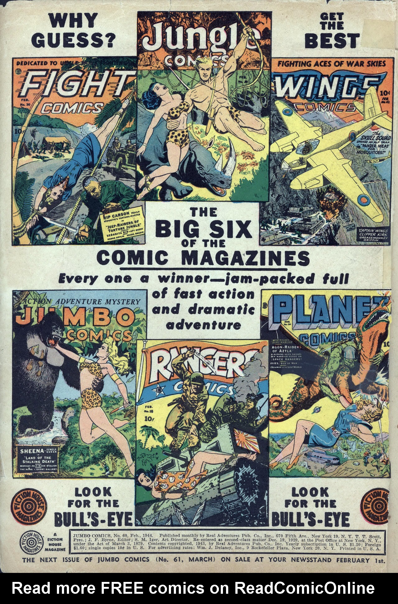Read online Jumbo Comics comic -  Issue #60 - 2