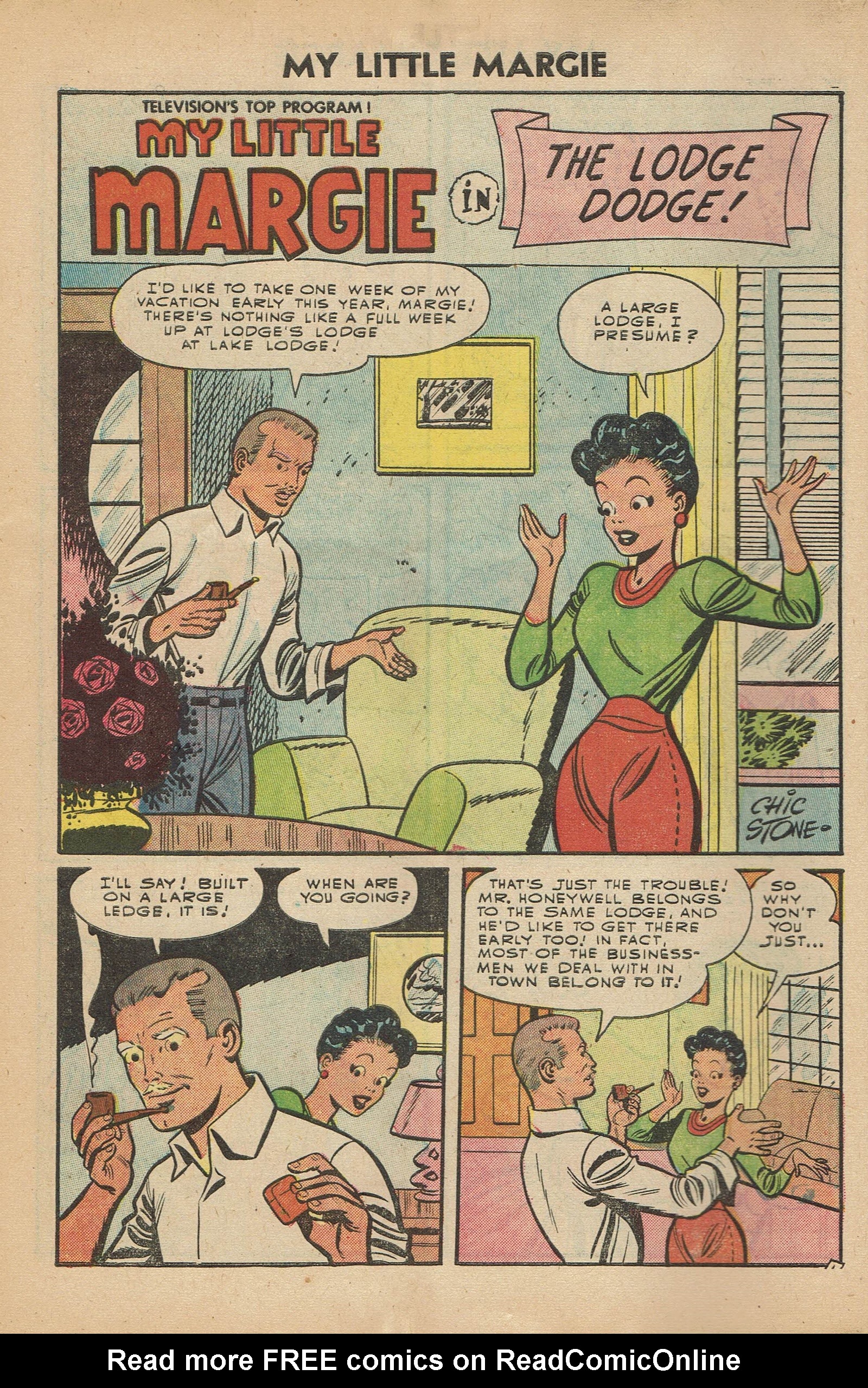 Read online My Little Margie (1954) comic -  Issue #9 - 10