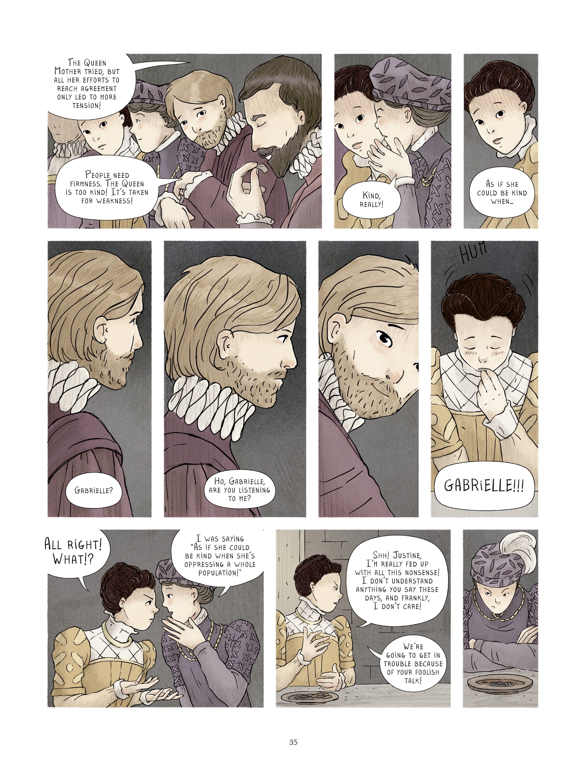 Read online Catherine de' Medici, The Flying Squadron: The Good Girl comic -  Issue # TPB - 34