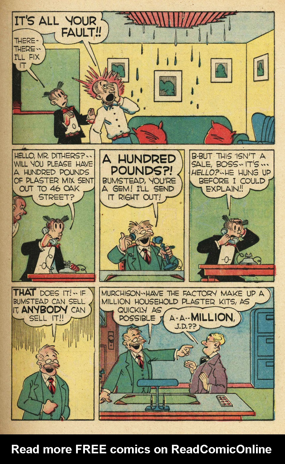 Read online Blondie Comics (1947) comic -  Issue #6 - 9