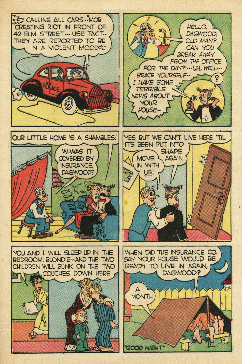 Read online Blondie Comics (1947) comic -  Issue #6 - 32