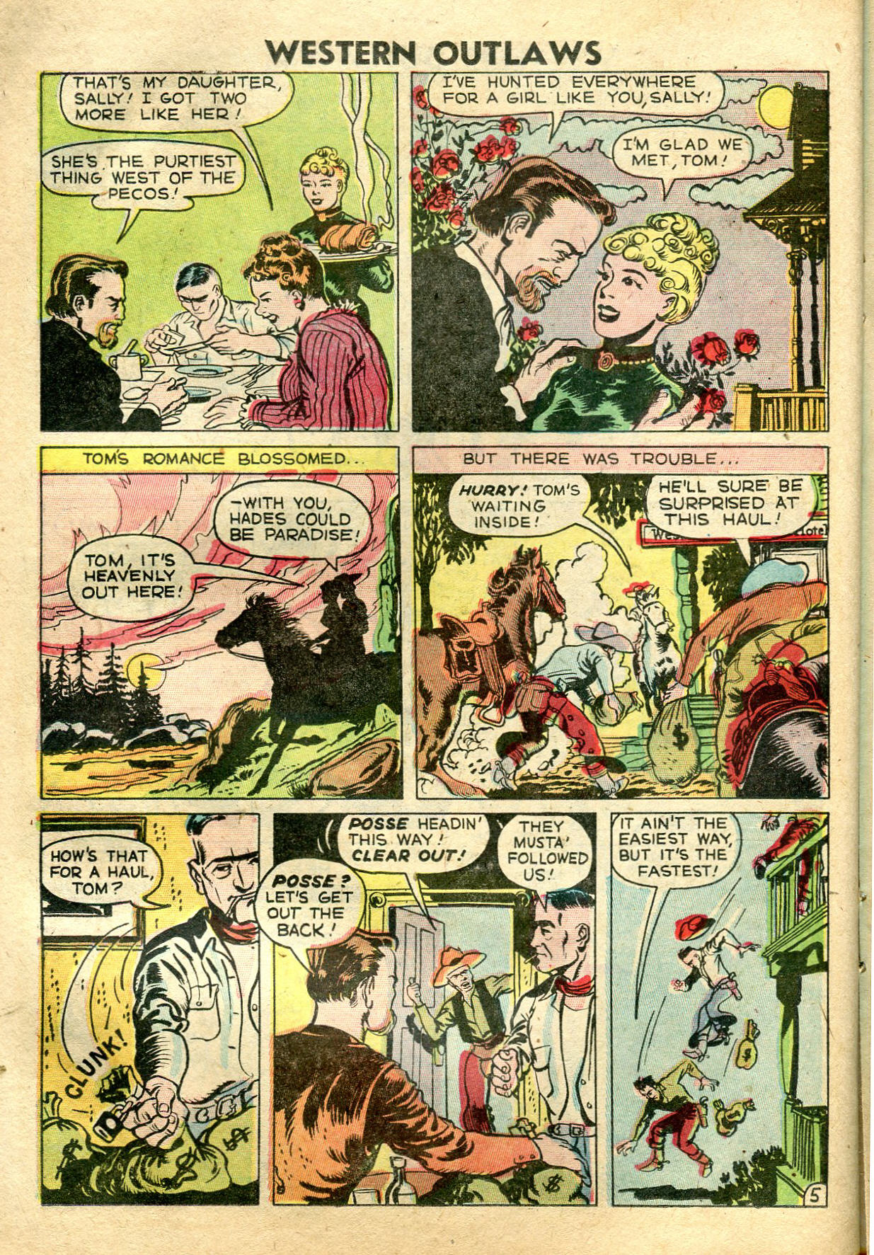 Read online Western Outlaws (1948) comic -  Issue #18 - 17
