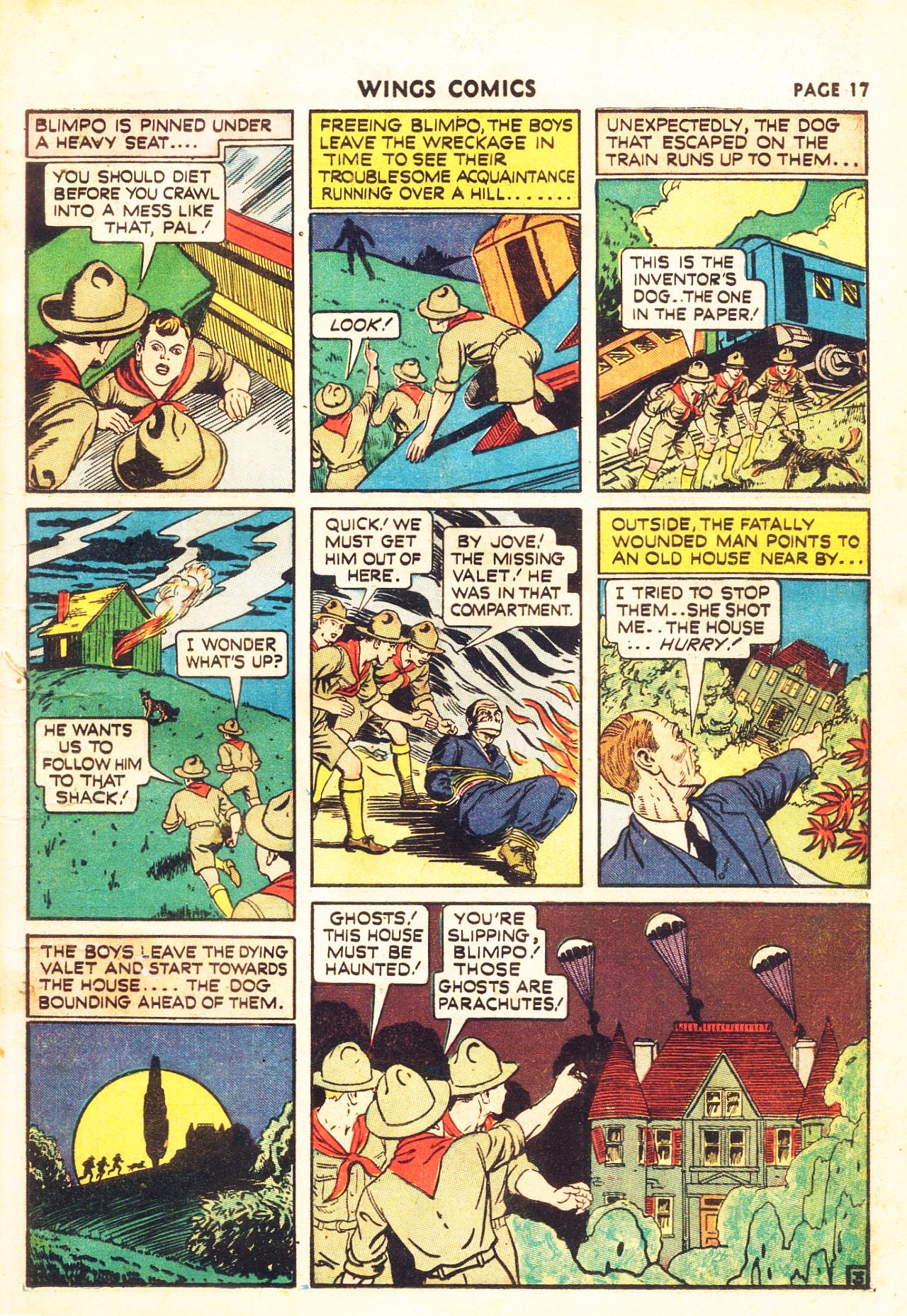 Read online Wings Comics comic -  Issue #11 - 19