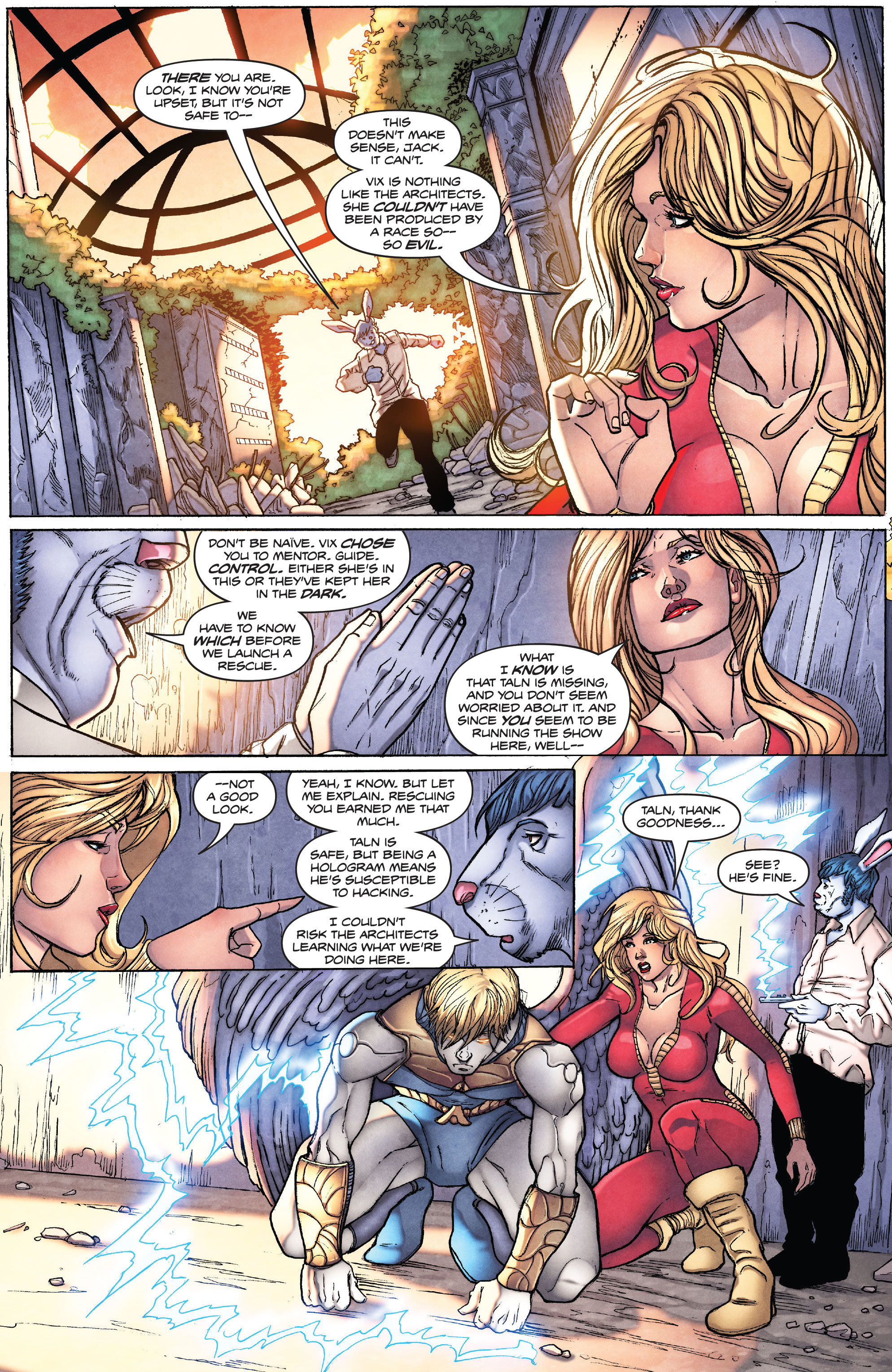 Read online Barbarella: The Center Cannot Hold comic -  Issue #3 - 8