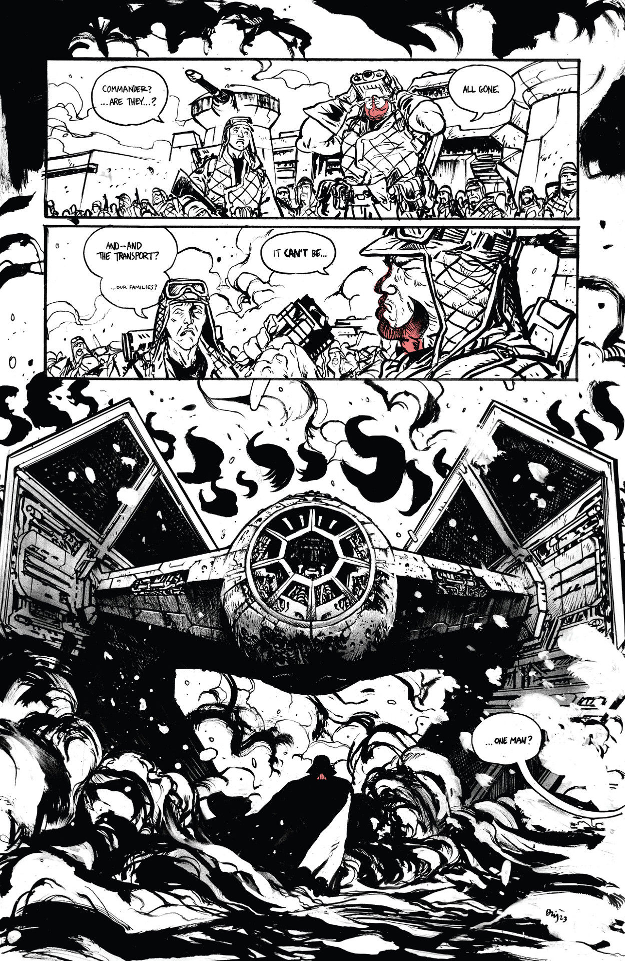 Read online Star Wars: Darth Vader - Black, White & Red comic -  Issue #3 - 14