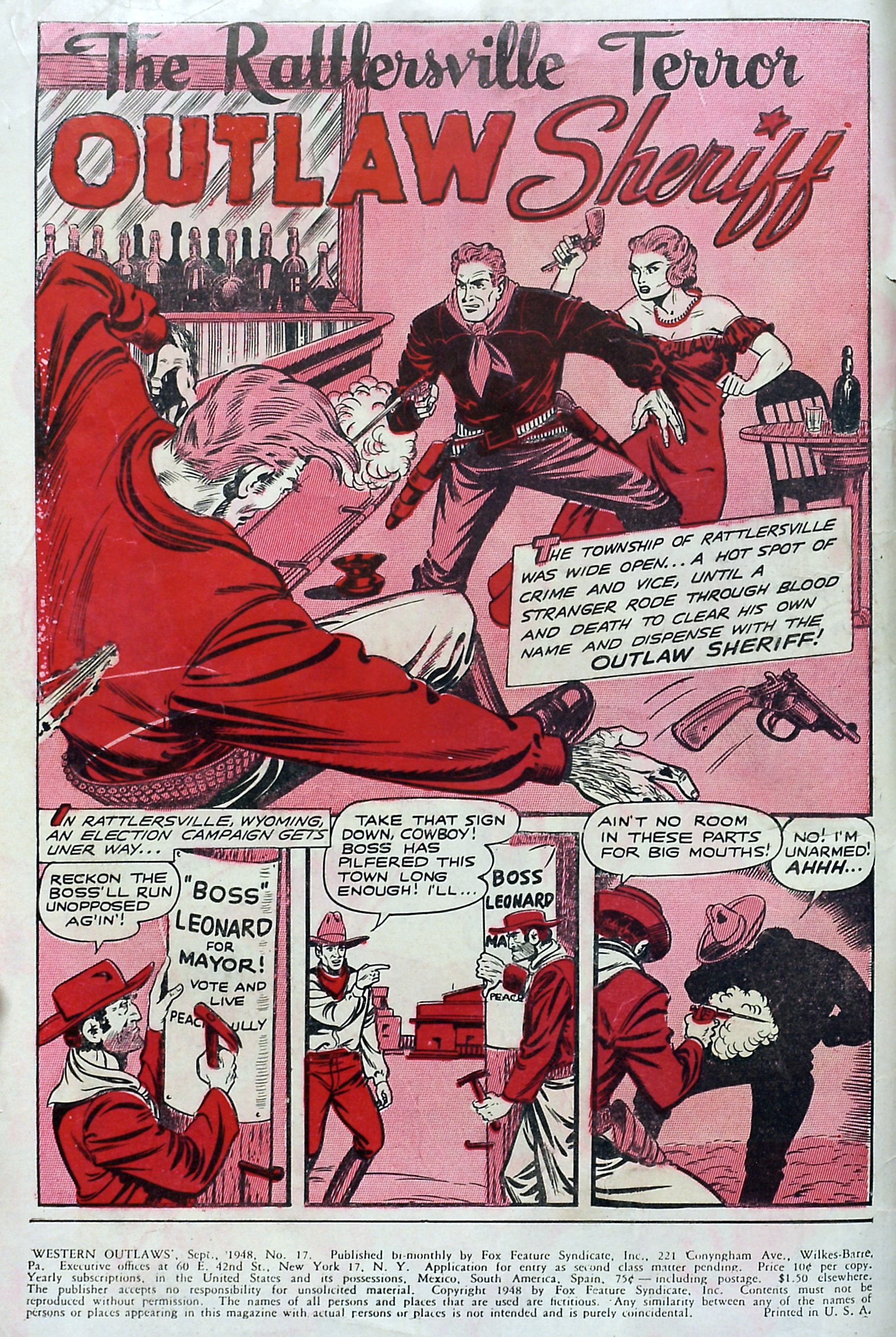 Read online Western Outlaws (1948) comic -  Issue #17 - 2