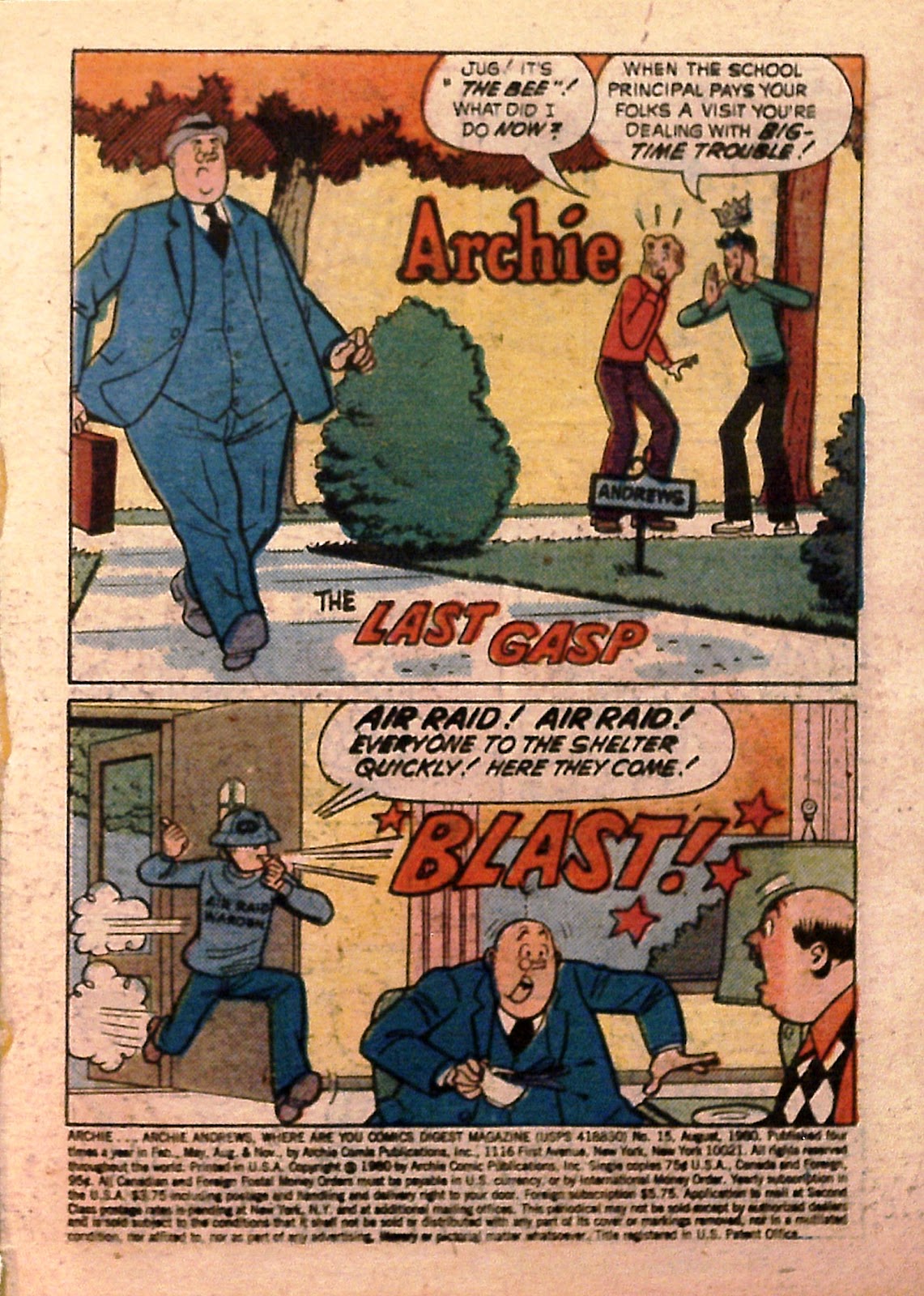 Archie...Archie Andrews, Where Are You? Digest Magazine issue 15 - Page 3