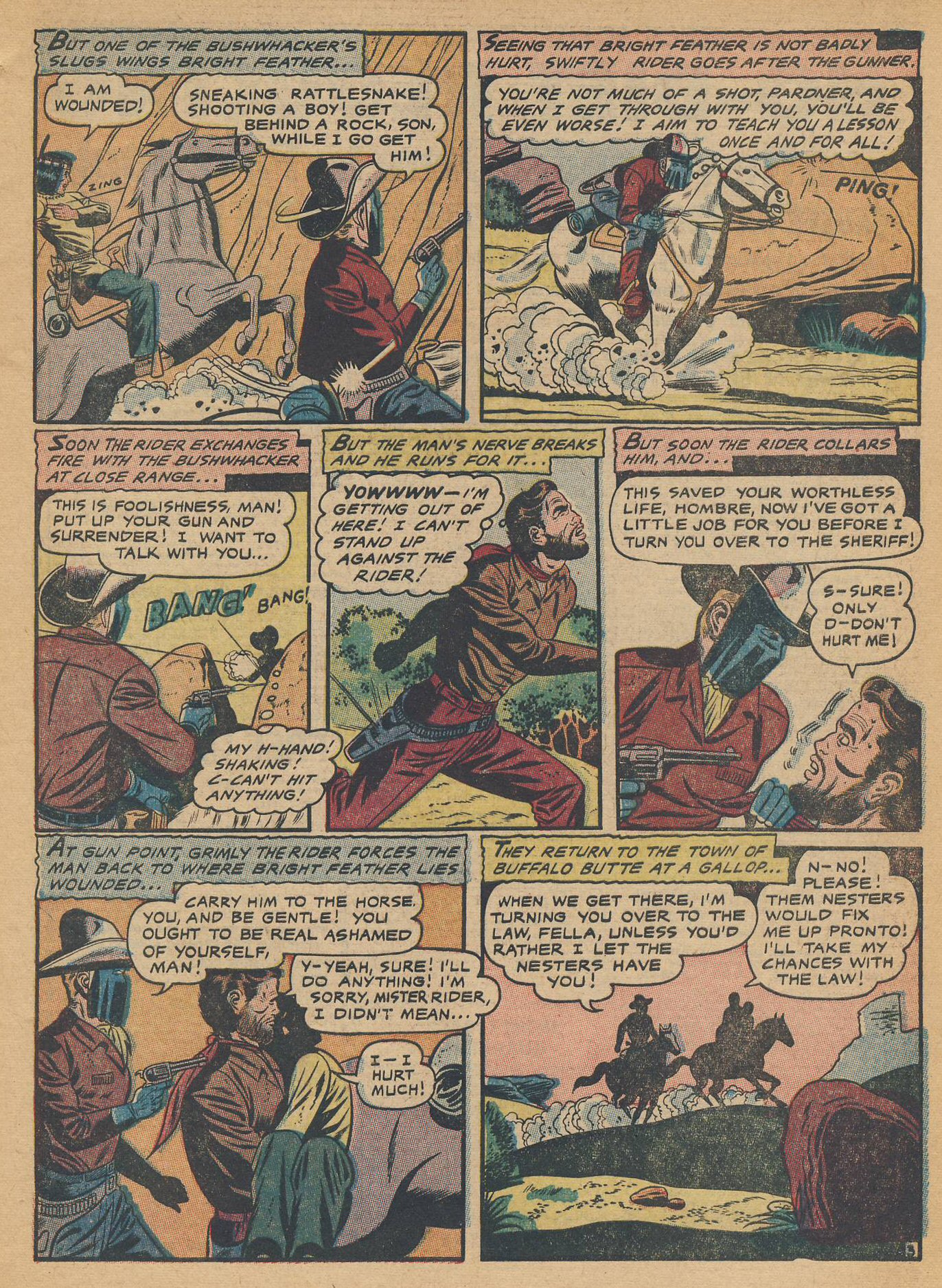 Read online Gunsmoke Trail comic -  Issue #2 - 5