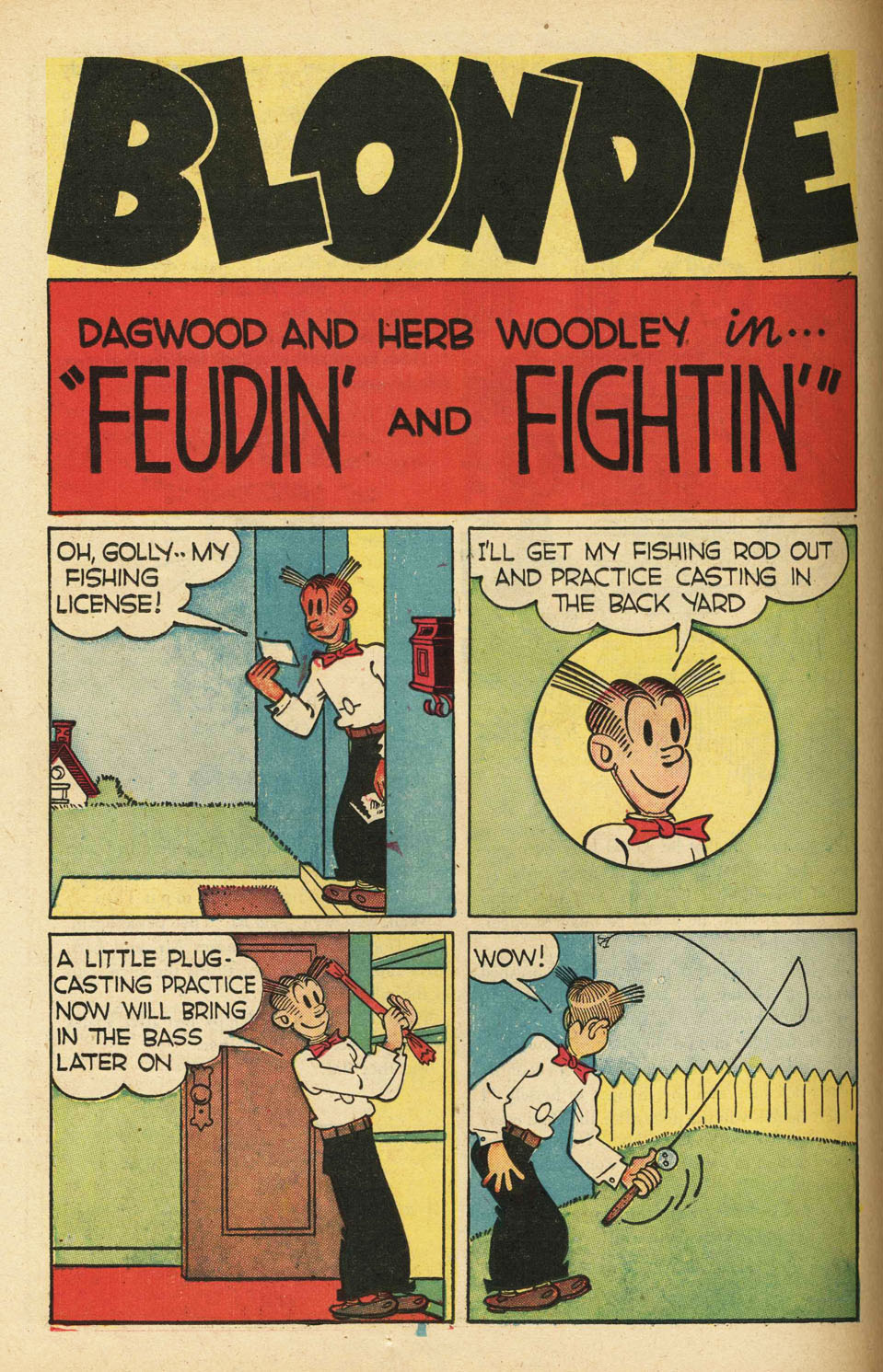 Read online Blondie Comics (1947) comic -  Issue #6 - 21