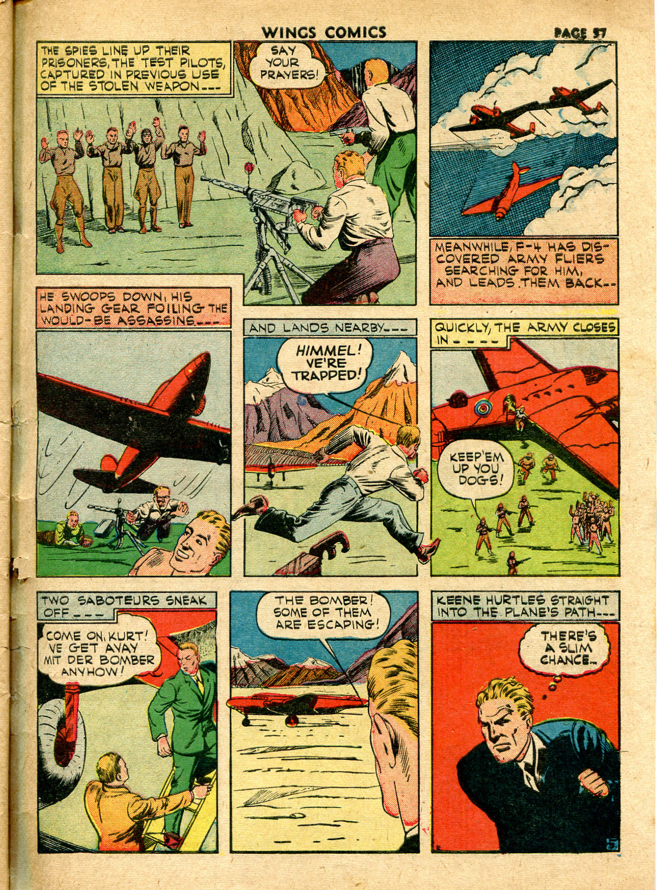 Read online Wings Comics comic -  Issue #15 - 59
