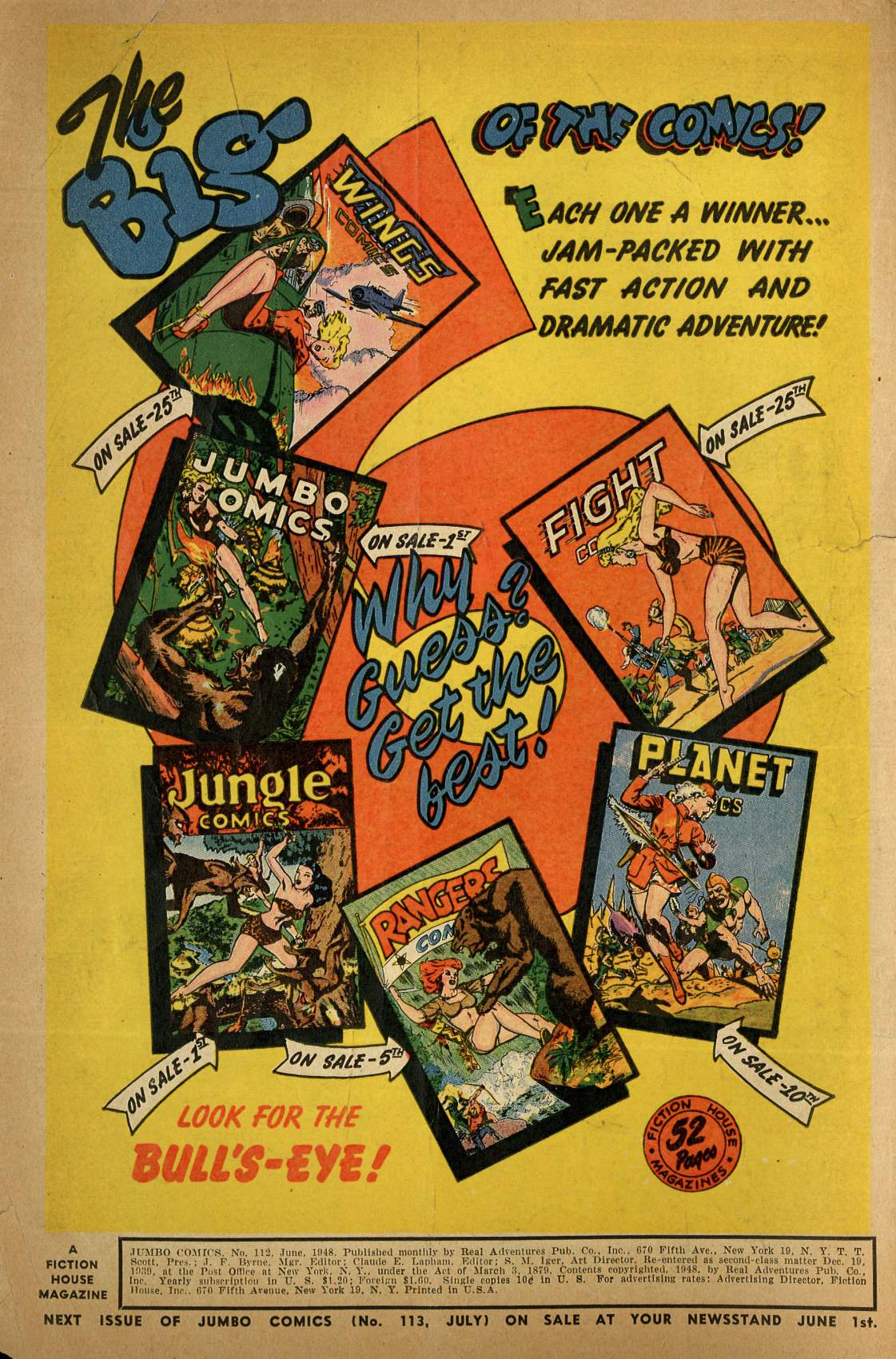 Read online Jumbo Comics comic -  Issue #112 - 2