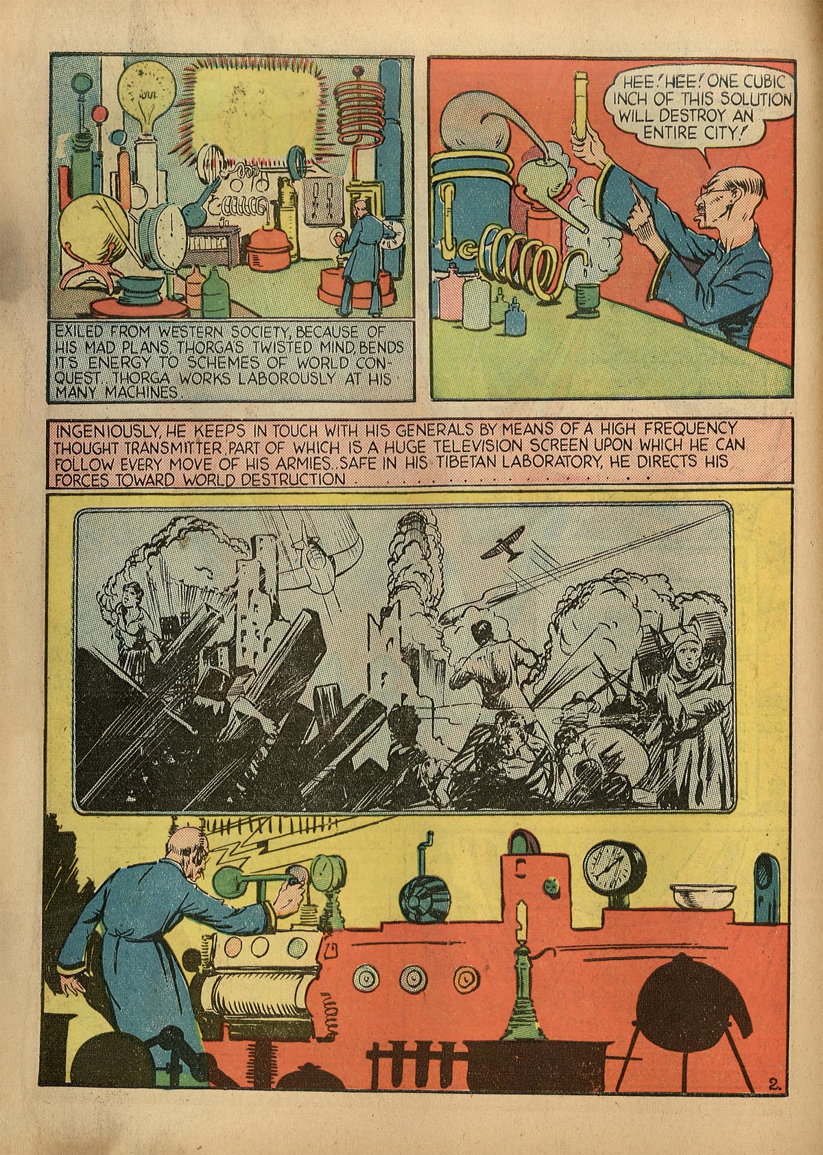 Read online Samson (1940) comic -  Issue #1 - 19