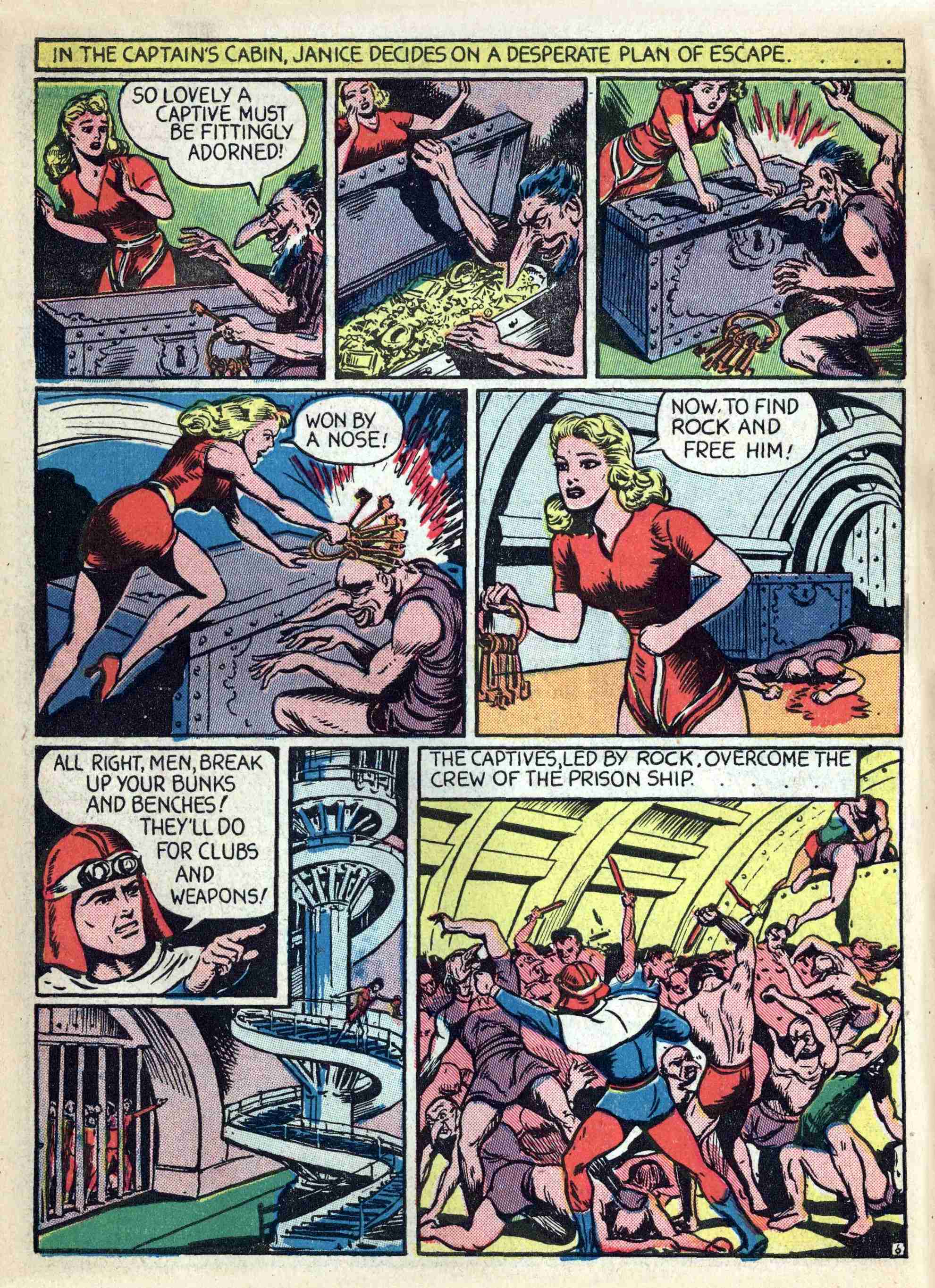 Read online Captain Flight Comics comic -  Issue #4 - 48