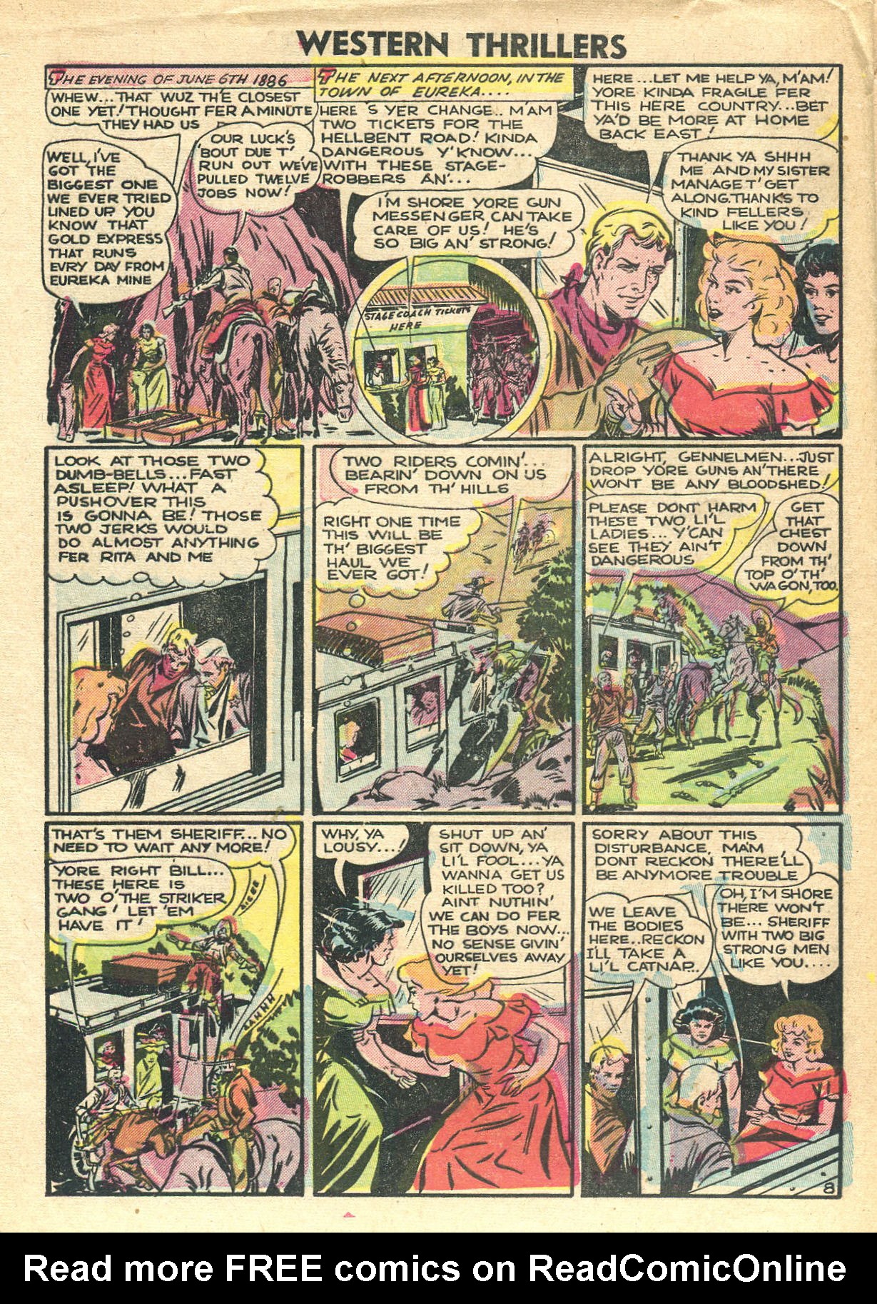 Read online Western Thrillers (1948) comic -  Issue #1 - 32