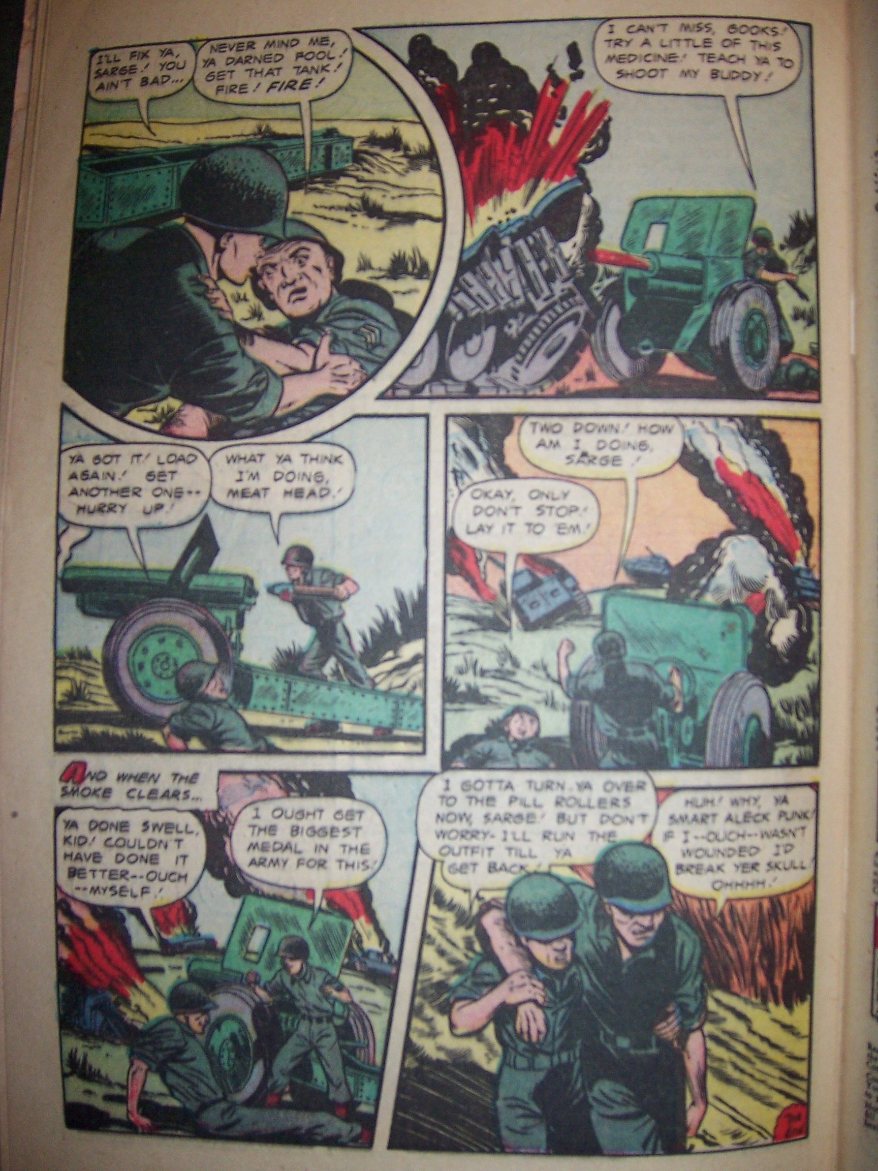 Read online G-I in Battle (1952) comic -  Issue #6 - 32