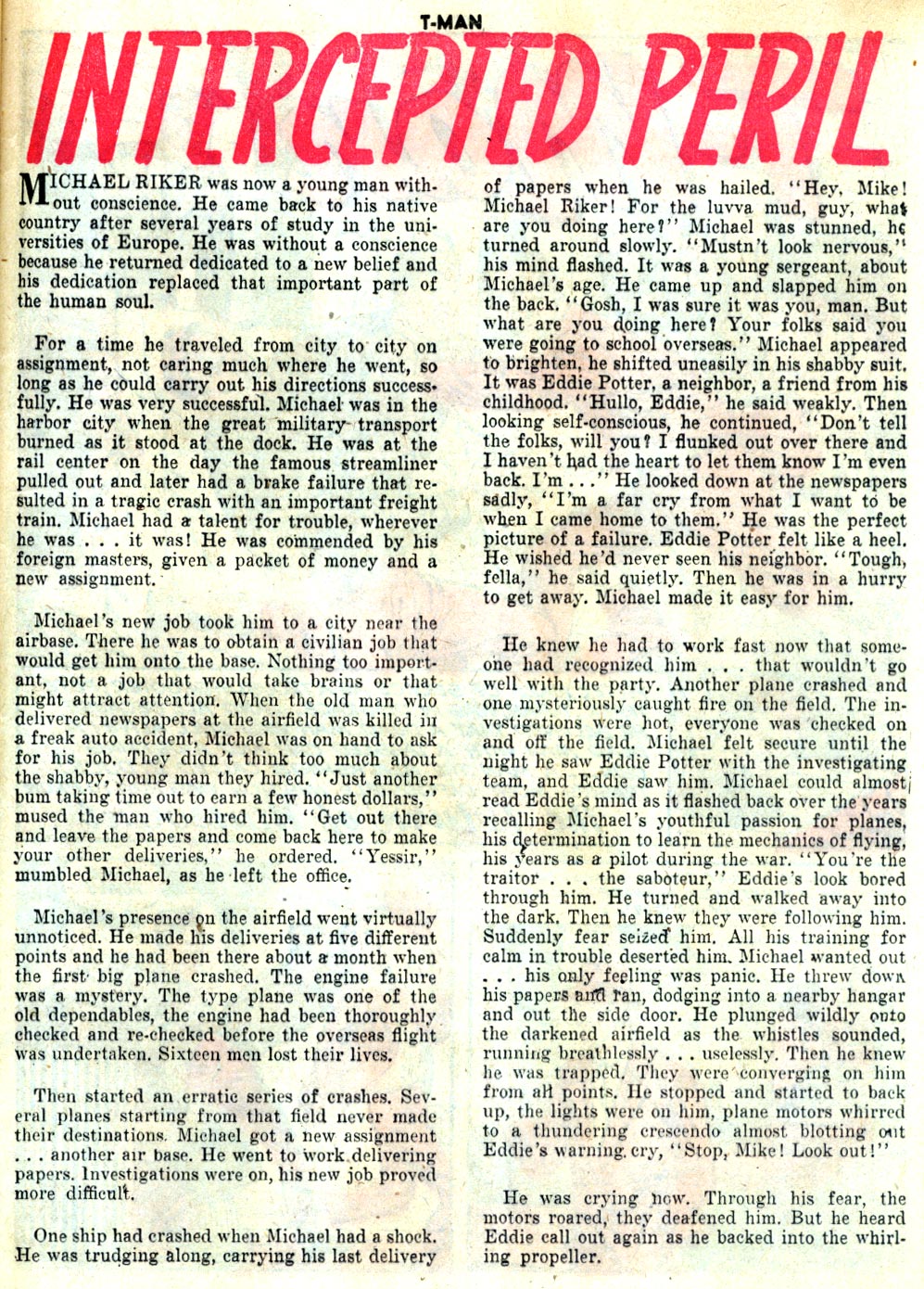 Read online T-Man: World Wide Trouble Shooter comic -  Issue #21 - 25