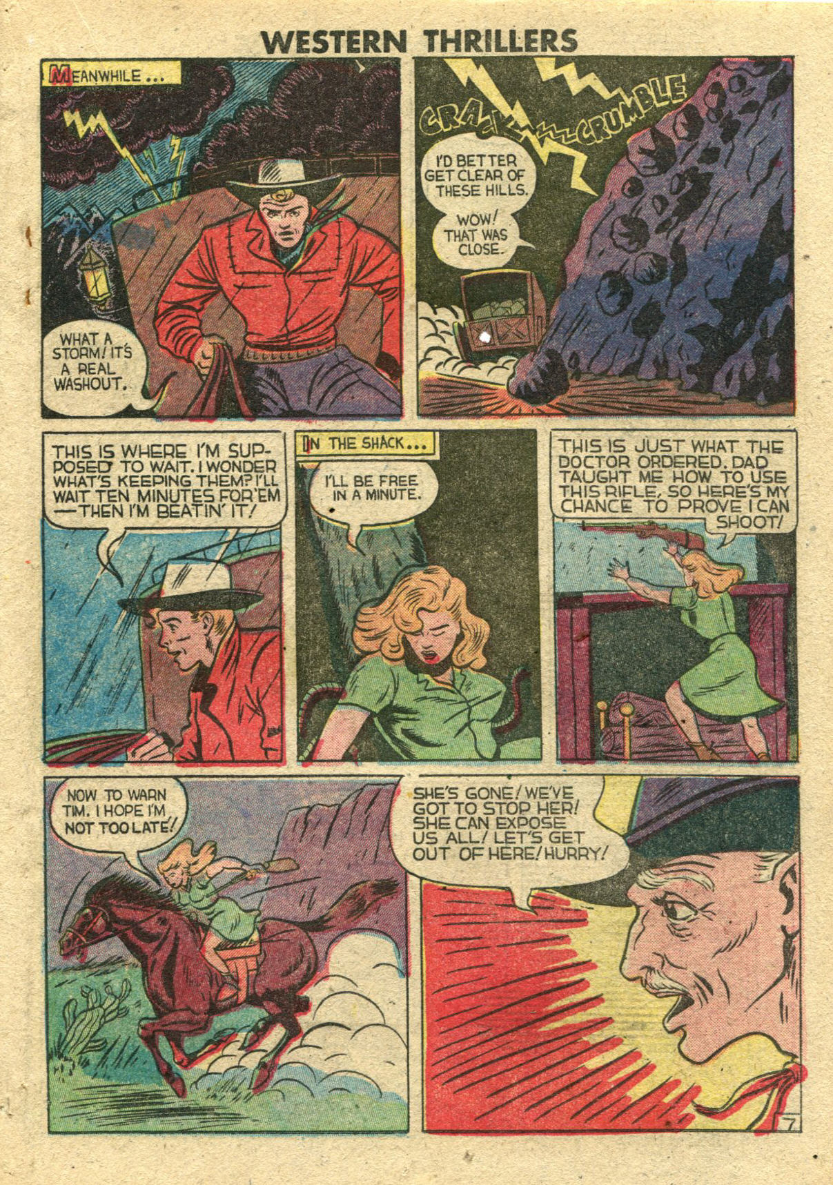 Read online Western Thrillers (1948) comic -  Issue #4 - 19