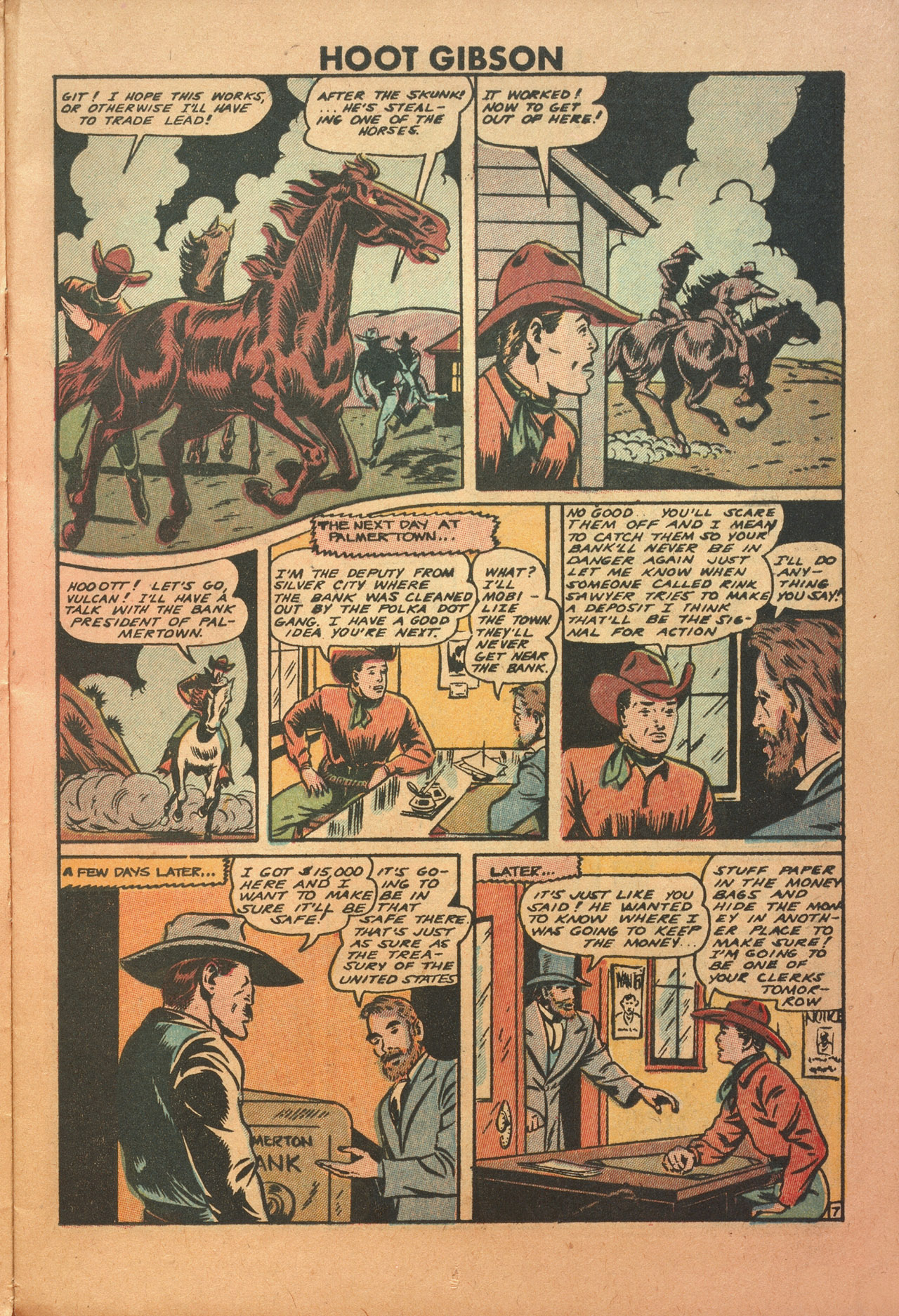 Read online Hoot Gibson comic -  Issue #1 - 13