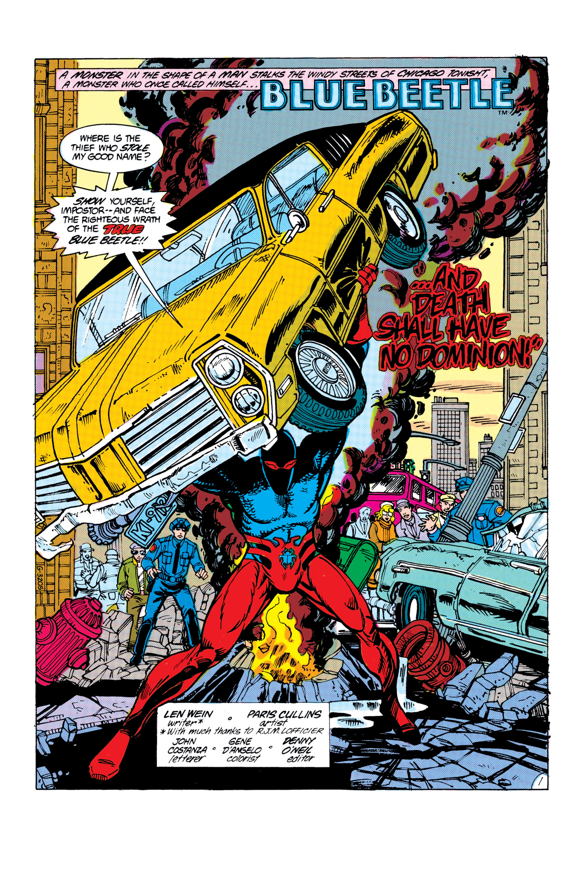 Read online Blue Beetle (1986) comic -  Issue #18 - 2