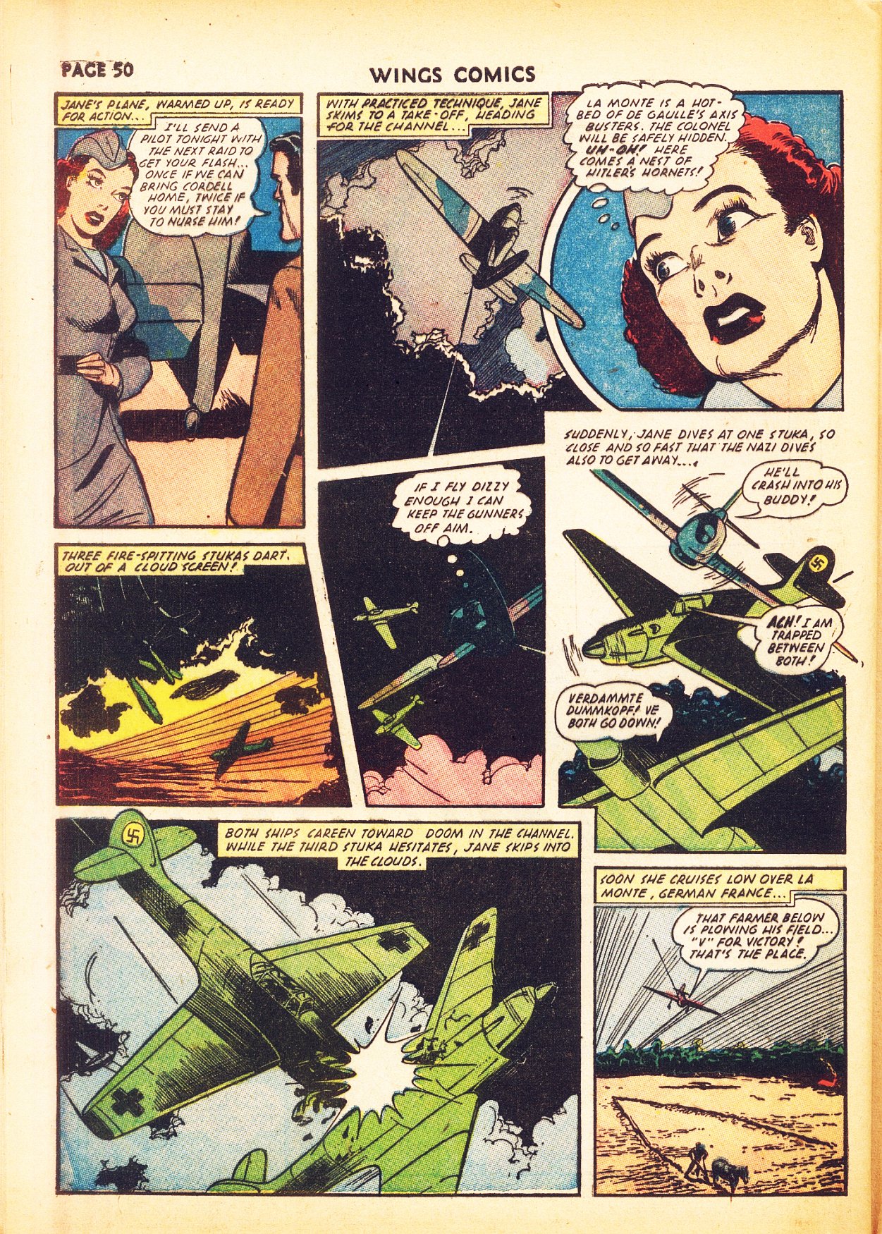 Read online Wings Comics comic -  Issue #24 - 52