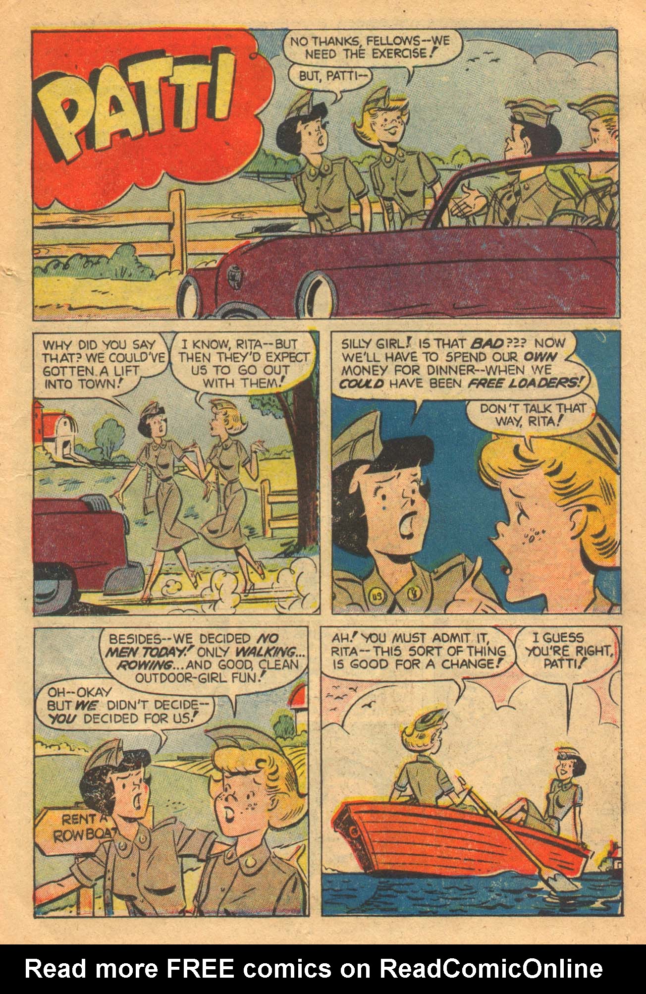 Read online G. I. Jane (1953) comic -  Issue #5 - 20