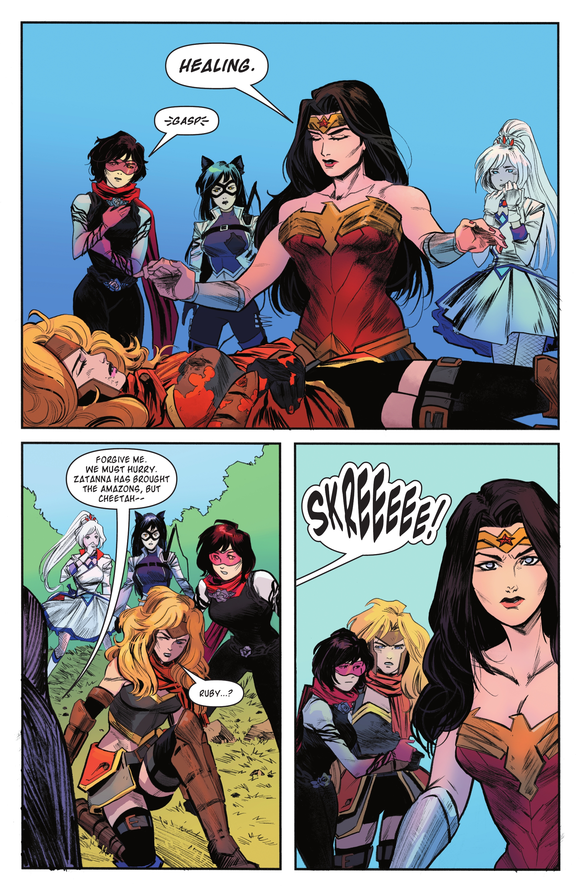 Read online DC/RWBY comic -  Issue #4 - 4