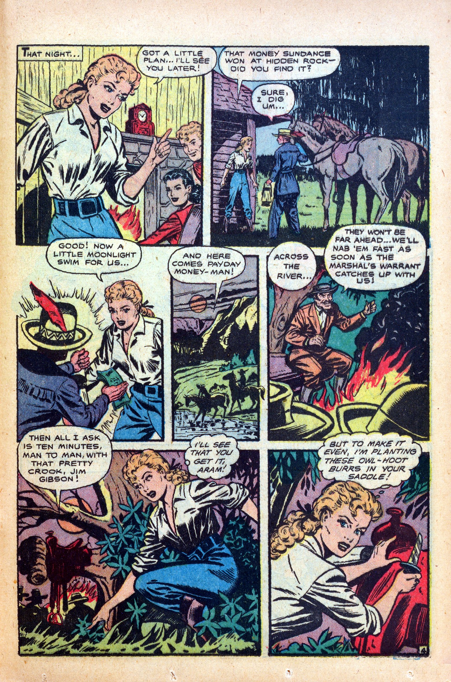 Read online Cowgirl Romances (1950) comic -  Issue #1 - 37