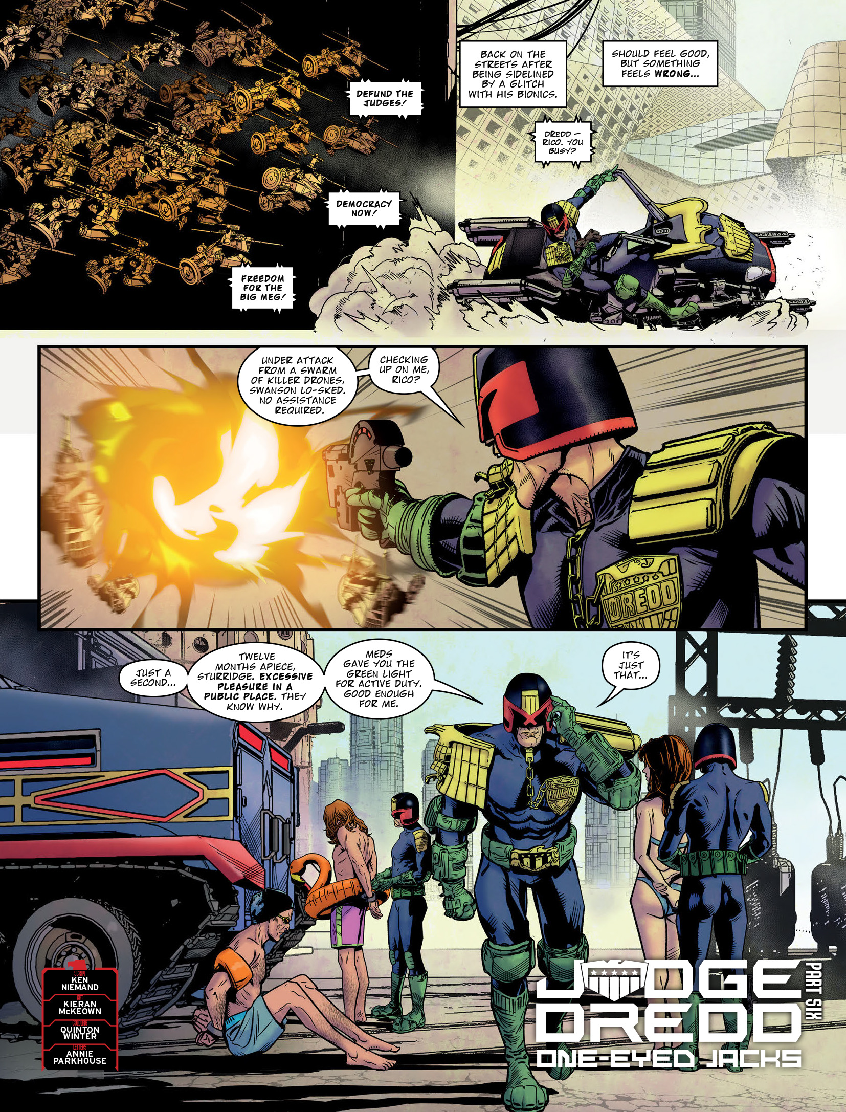 Read online Judge Dredd Megazine (Vol. 5) comic -  Issue #457 - 5