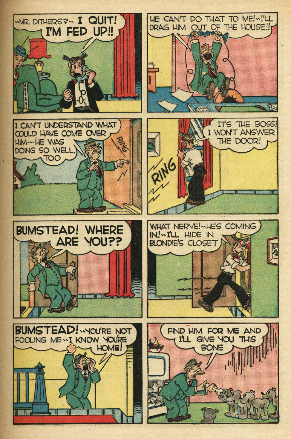 Read online Blondie Comics (1947) comic -  Issue #6 - 13
