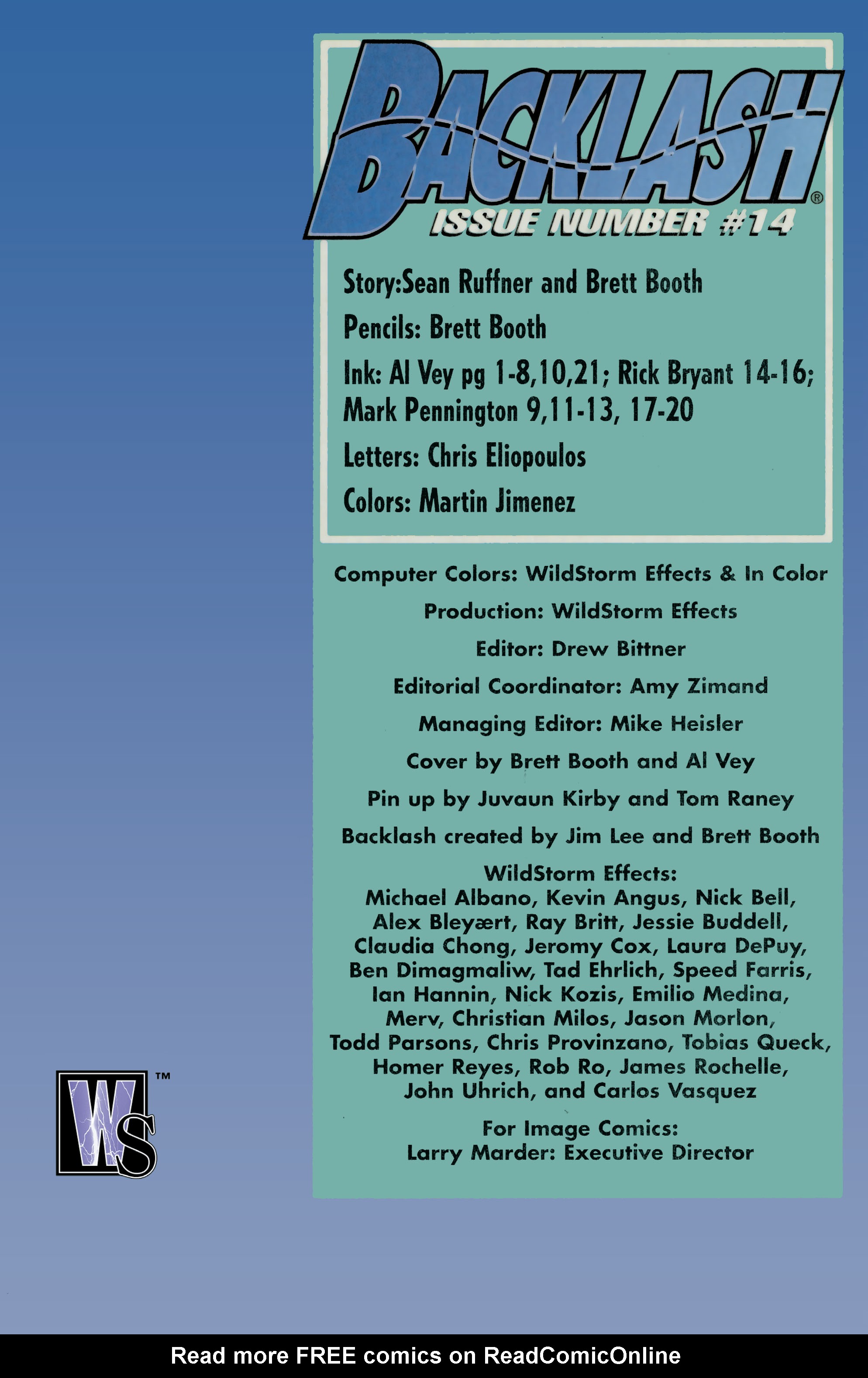 Read online Backlash comic -  Issue #14 - 24