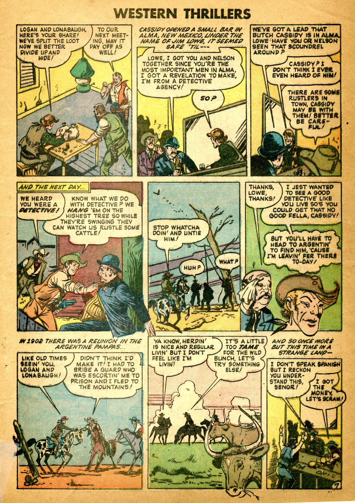 Read online Western Thrillers (1948) comic -  Issue #5 - 31