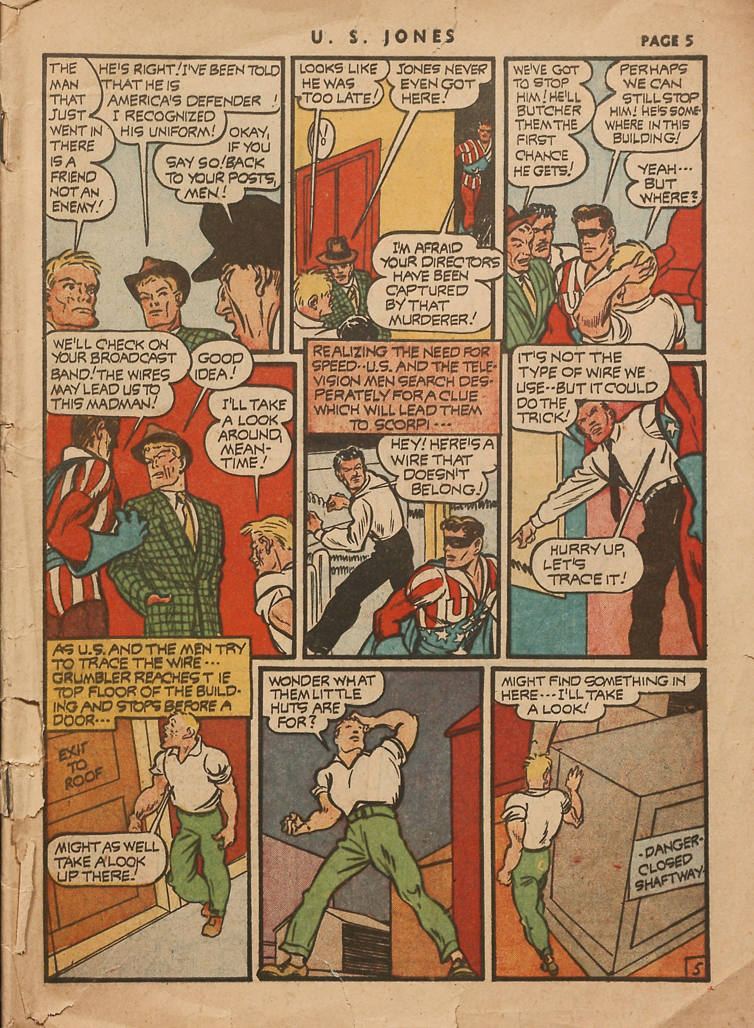 Read online U.S. Jones comic -  Issue #1 - 6