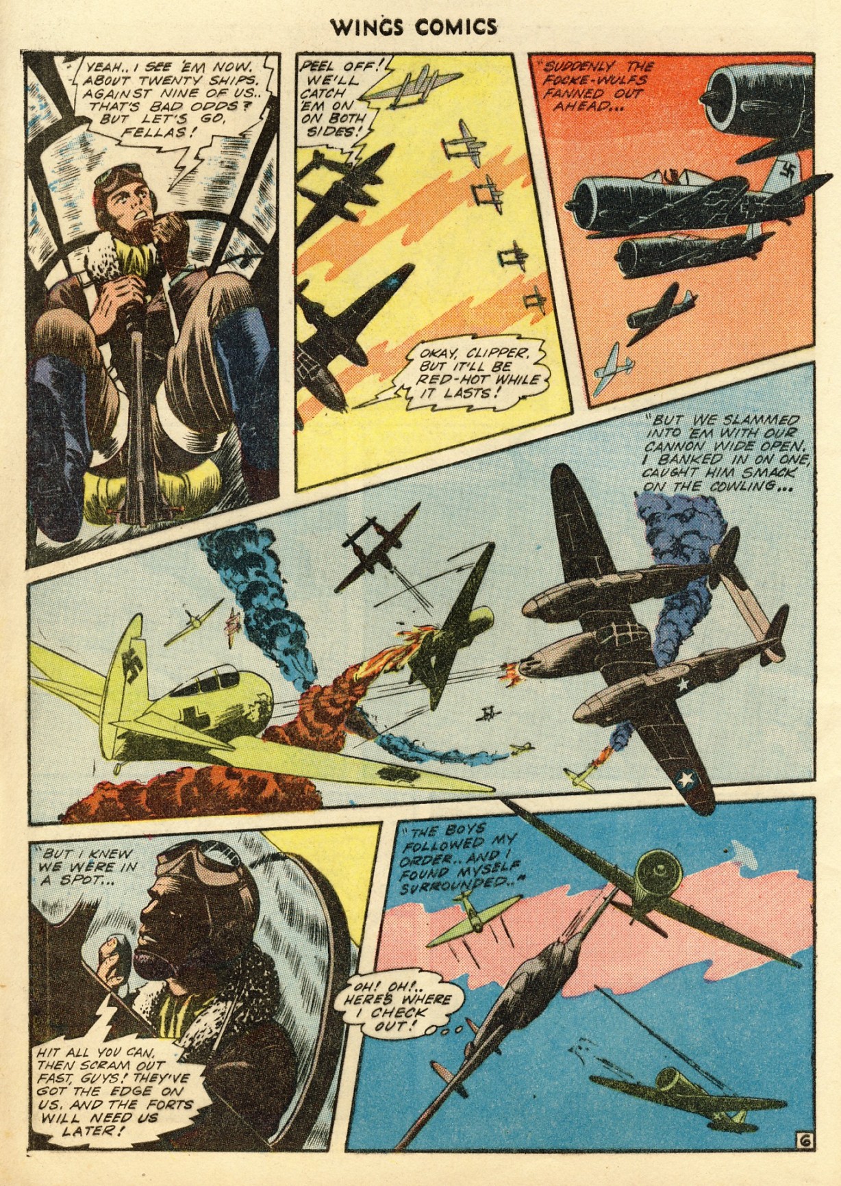 Read online Wings Comics comic -  Issue #36 - 56