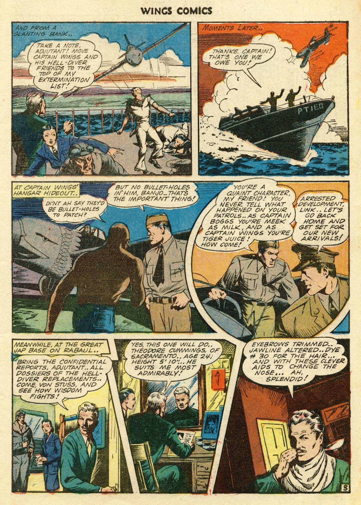 Read online Wings Comics comic -  Issue #36 - 5