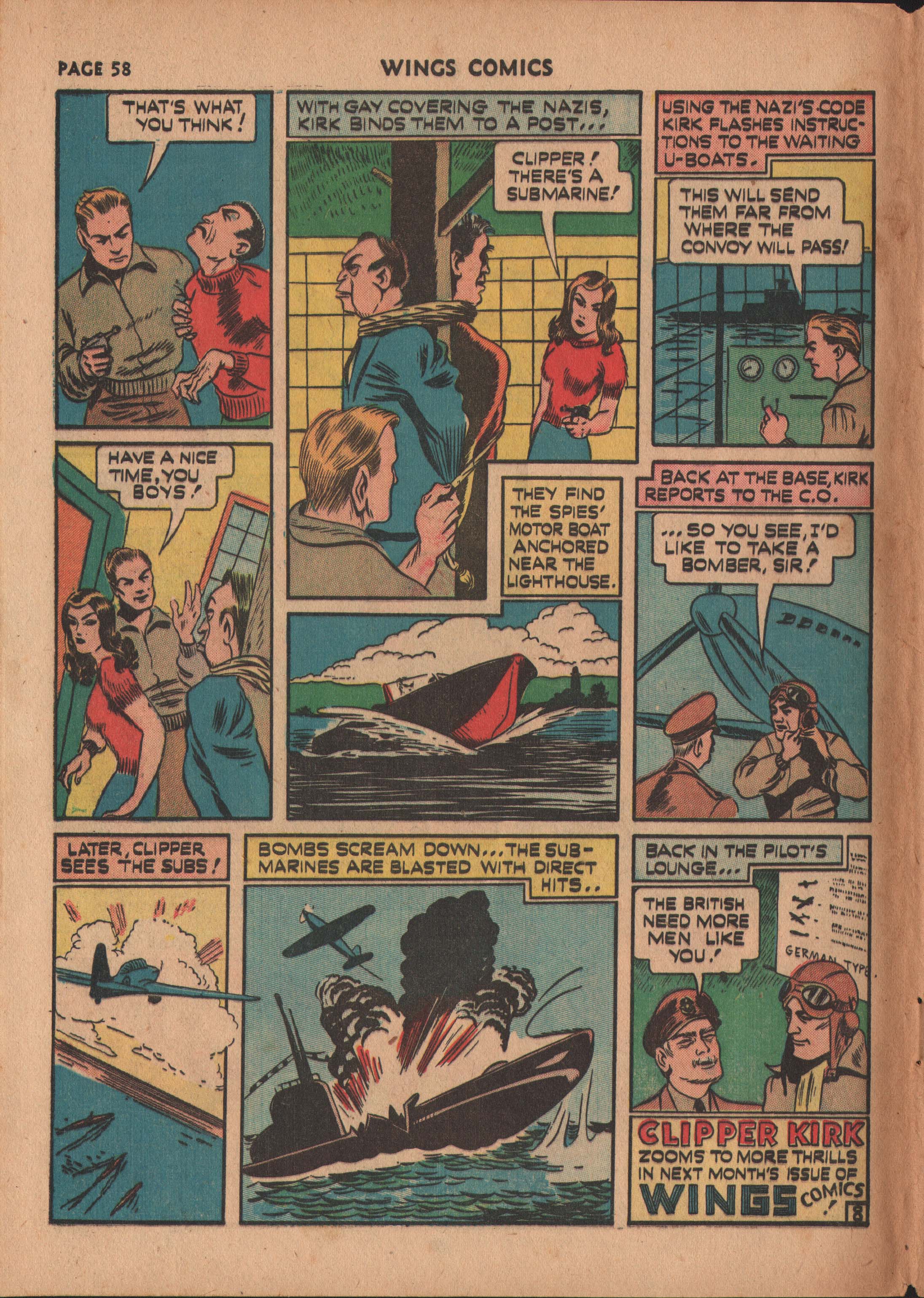 Read online Wings Comics comic -  Issue #13 - 60