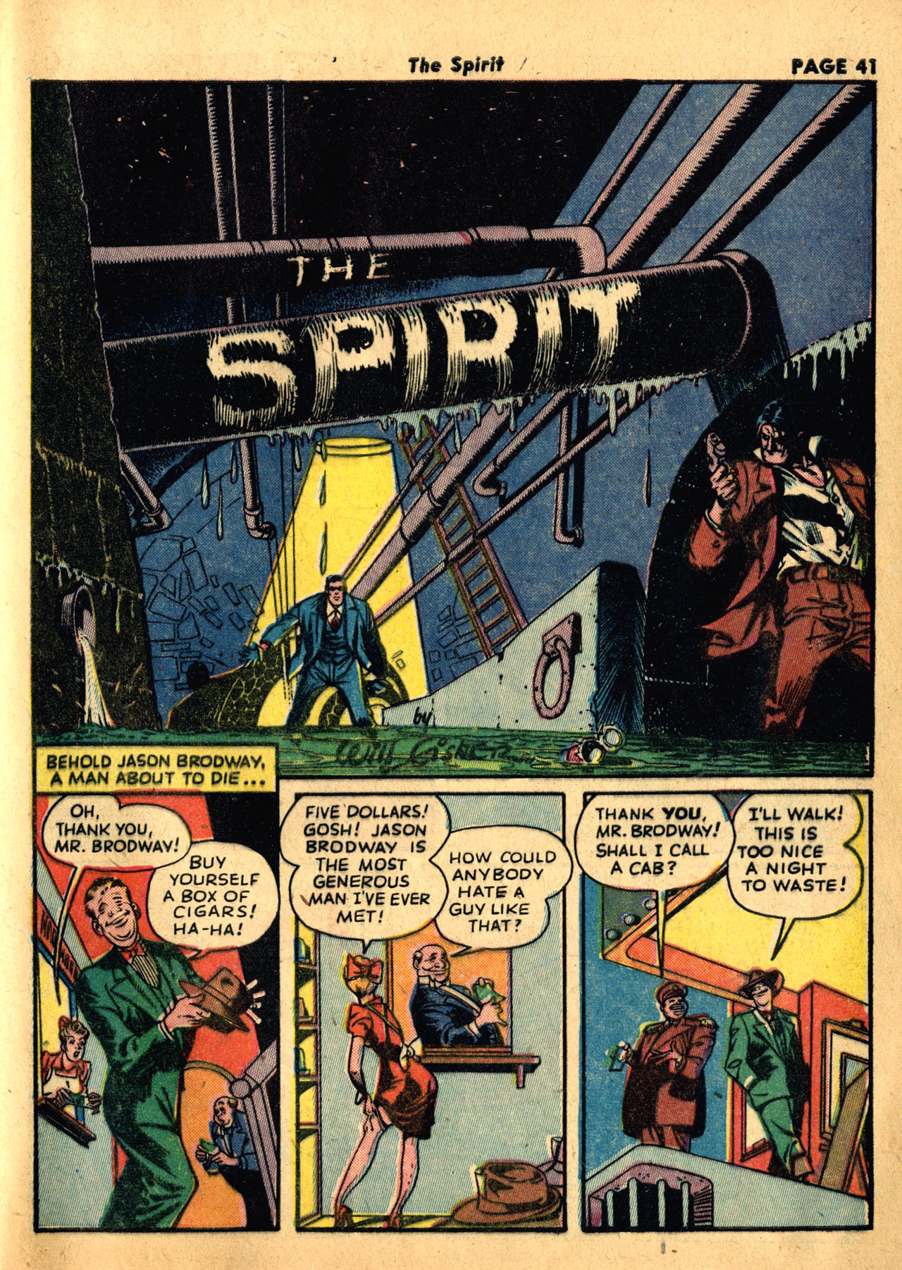 Read online The Spirit (1944) comic -  Issue #1 - 43