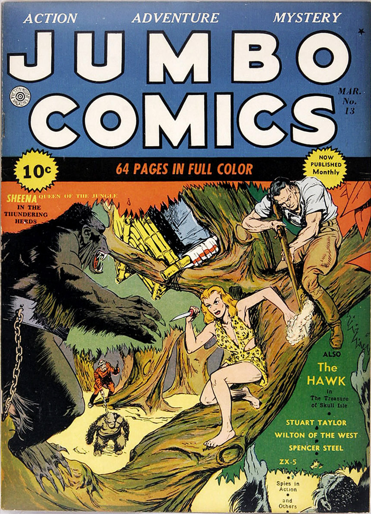 Read online Jumbo Comics comic -  Issue #13 - 1
