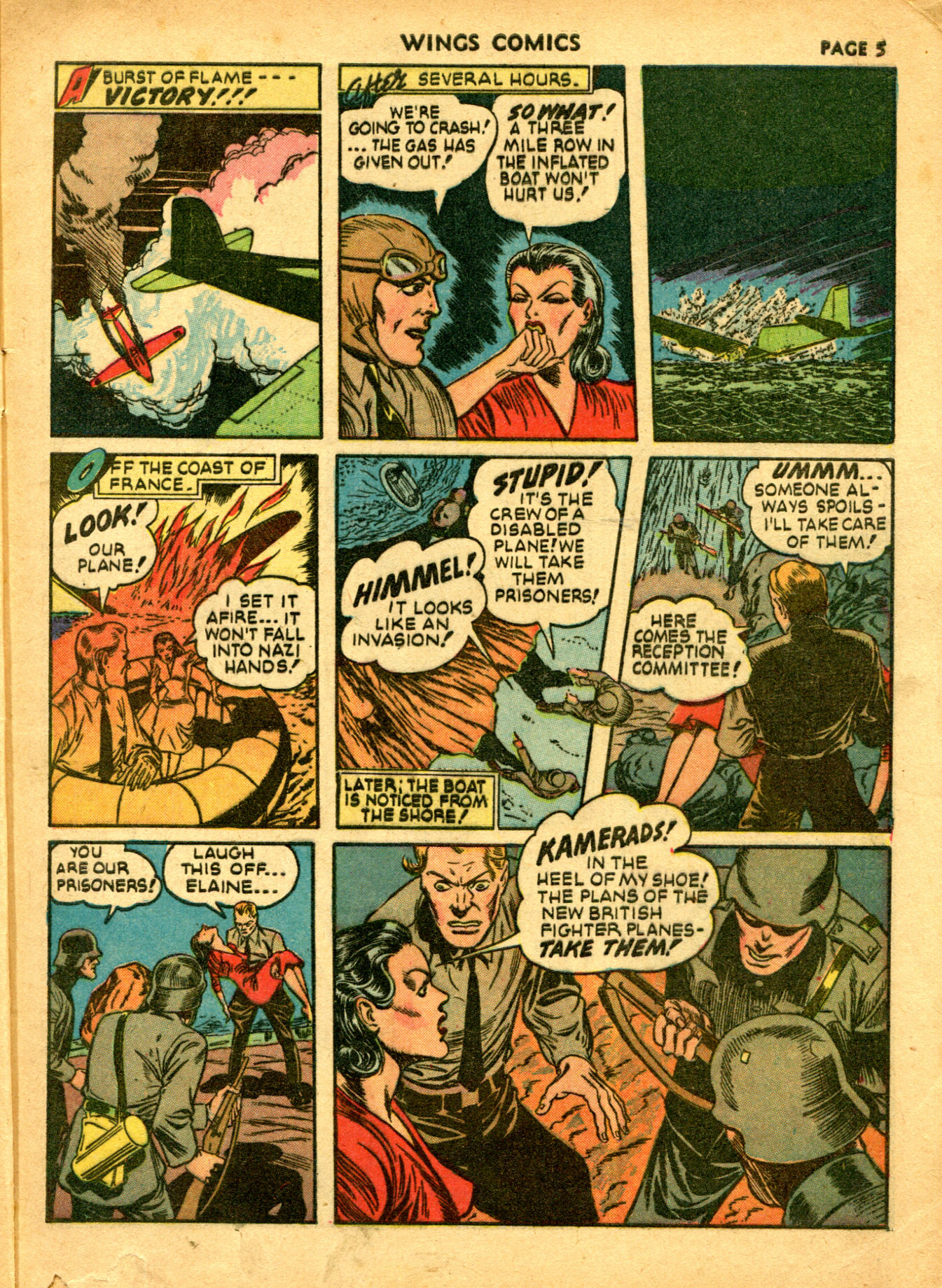 Read online Wings Comics comic -  Issue #19 - 8