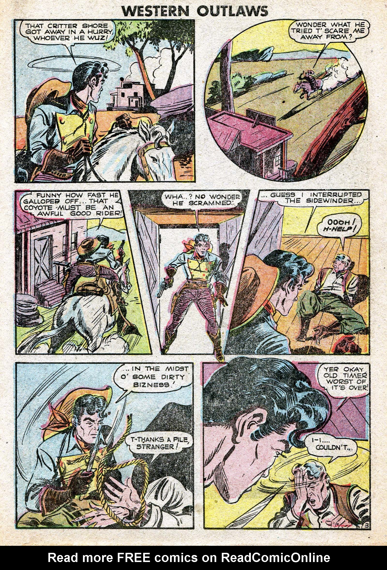 Read online Western Outlaws (1948) comic -  Issue #19 - 26