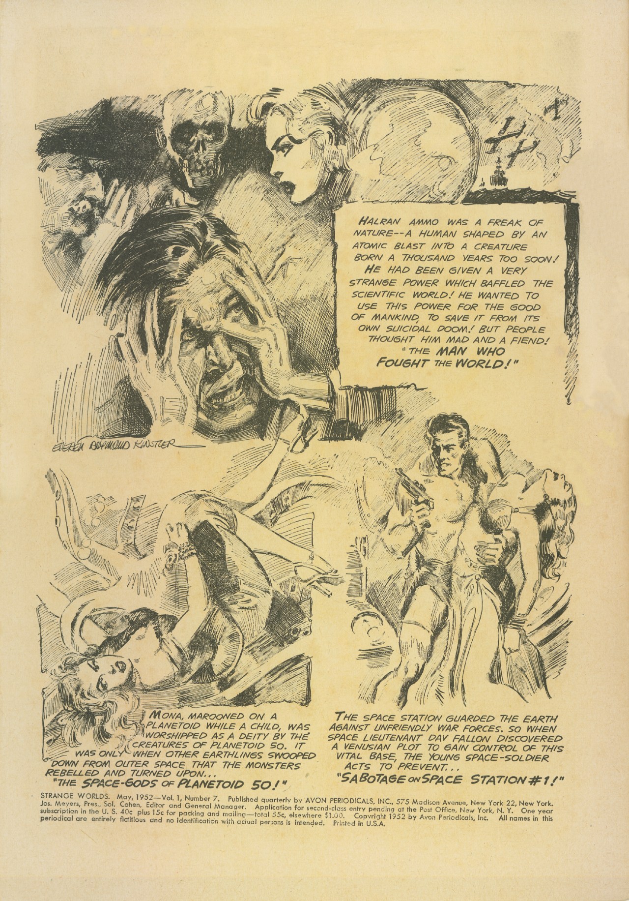 Read online Strange Worlds (1950) comic -  Issue #7 - 2