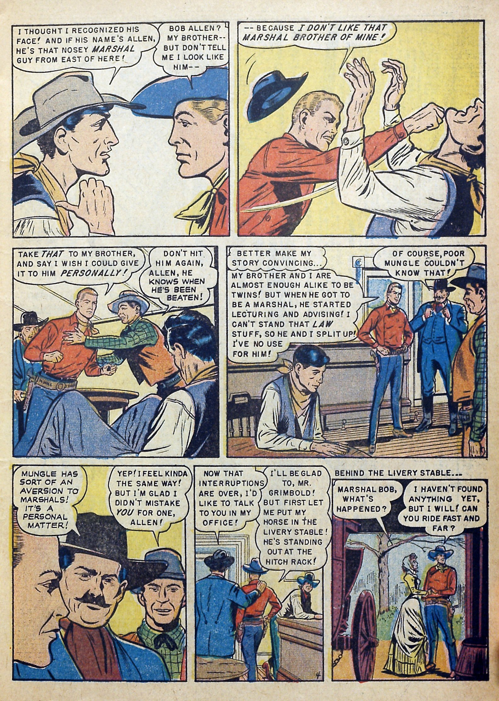 Read online Gunsmoke Trail comic -  Issue #4 - 7