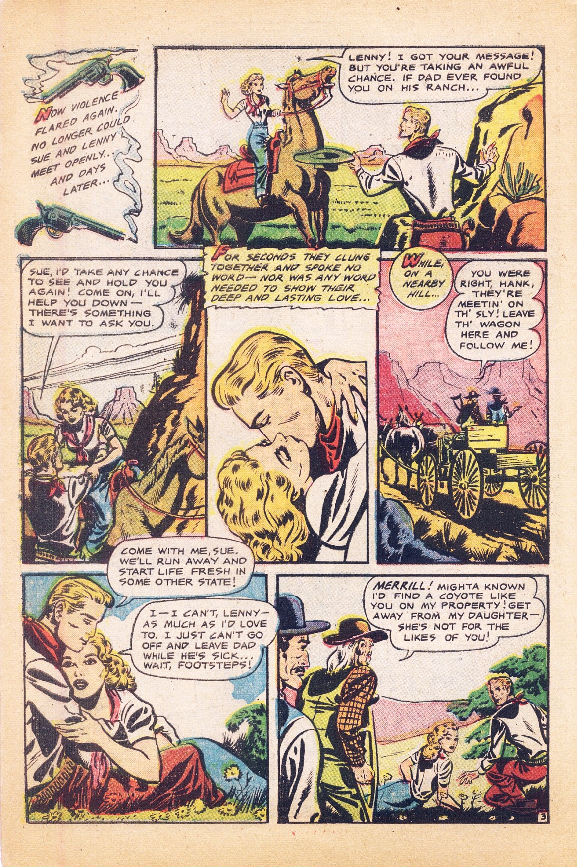 Read online Cowgirl Romances (1950) comic -  Issue #9 - 6