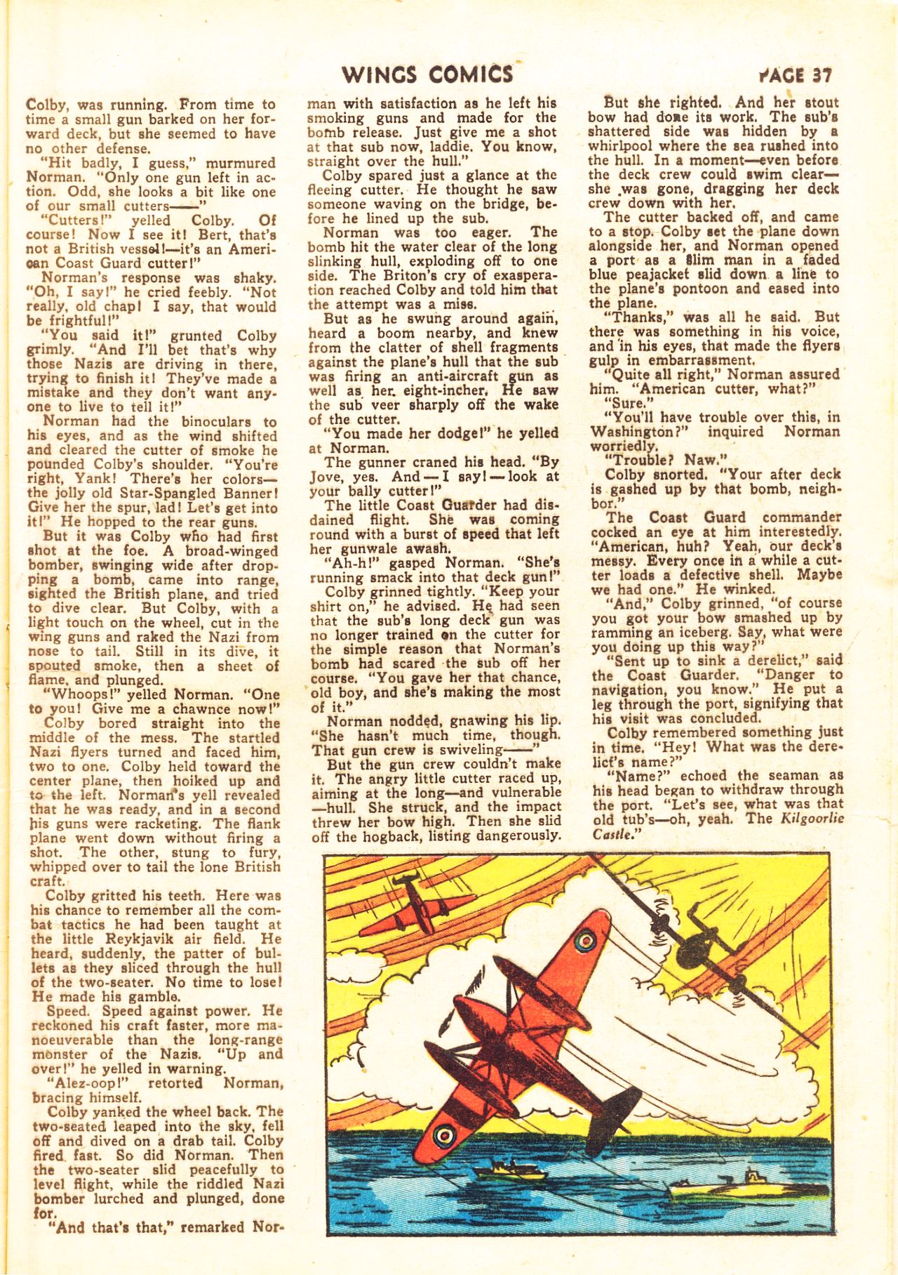 Read online Wings Comics comic -  Issue #11 - 39