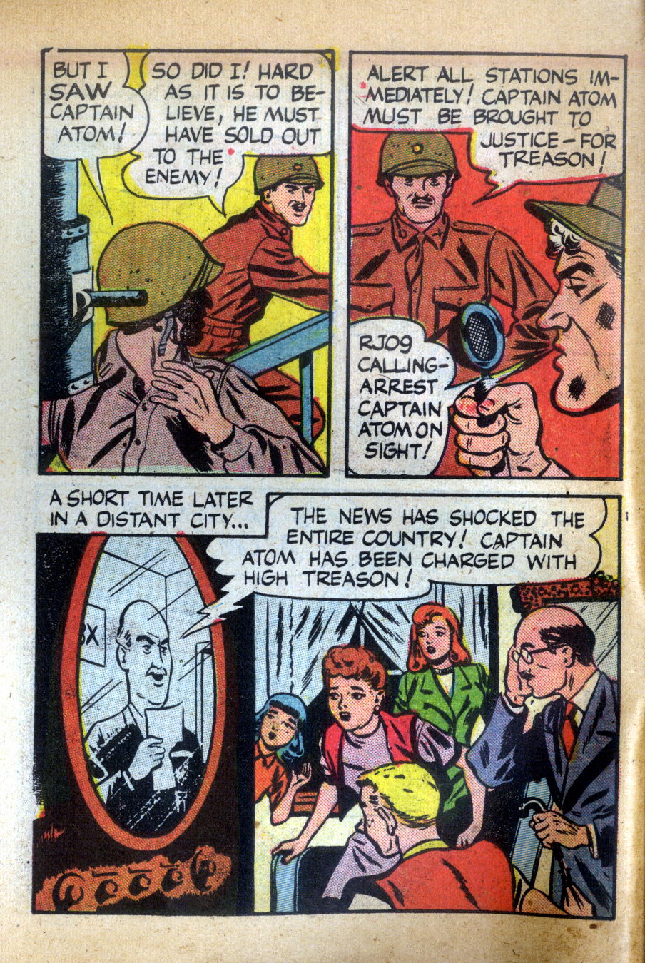 Read online Captain Atom (1950) comic -  Issue #6 - 6