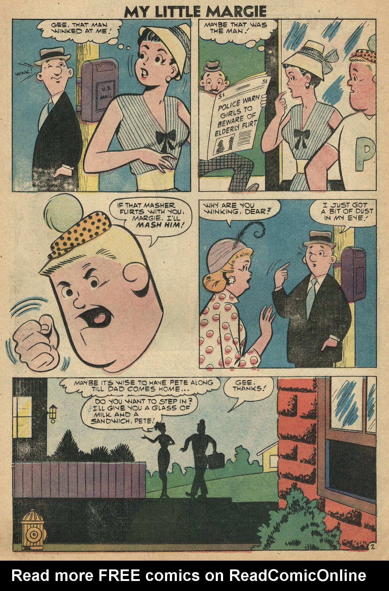 Read online My Little Margie (1954) comic -  Issue #27 - 12