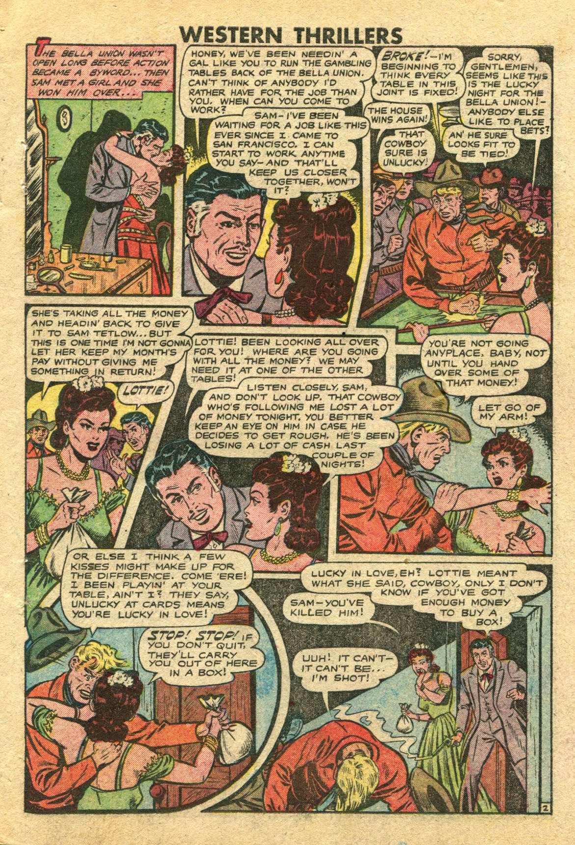 Read online Western Thrillers (1948) comic -  Issue #4 - 3