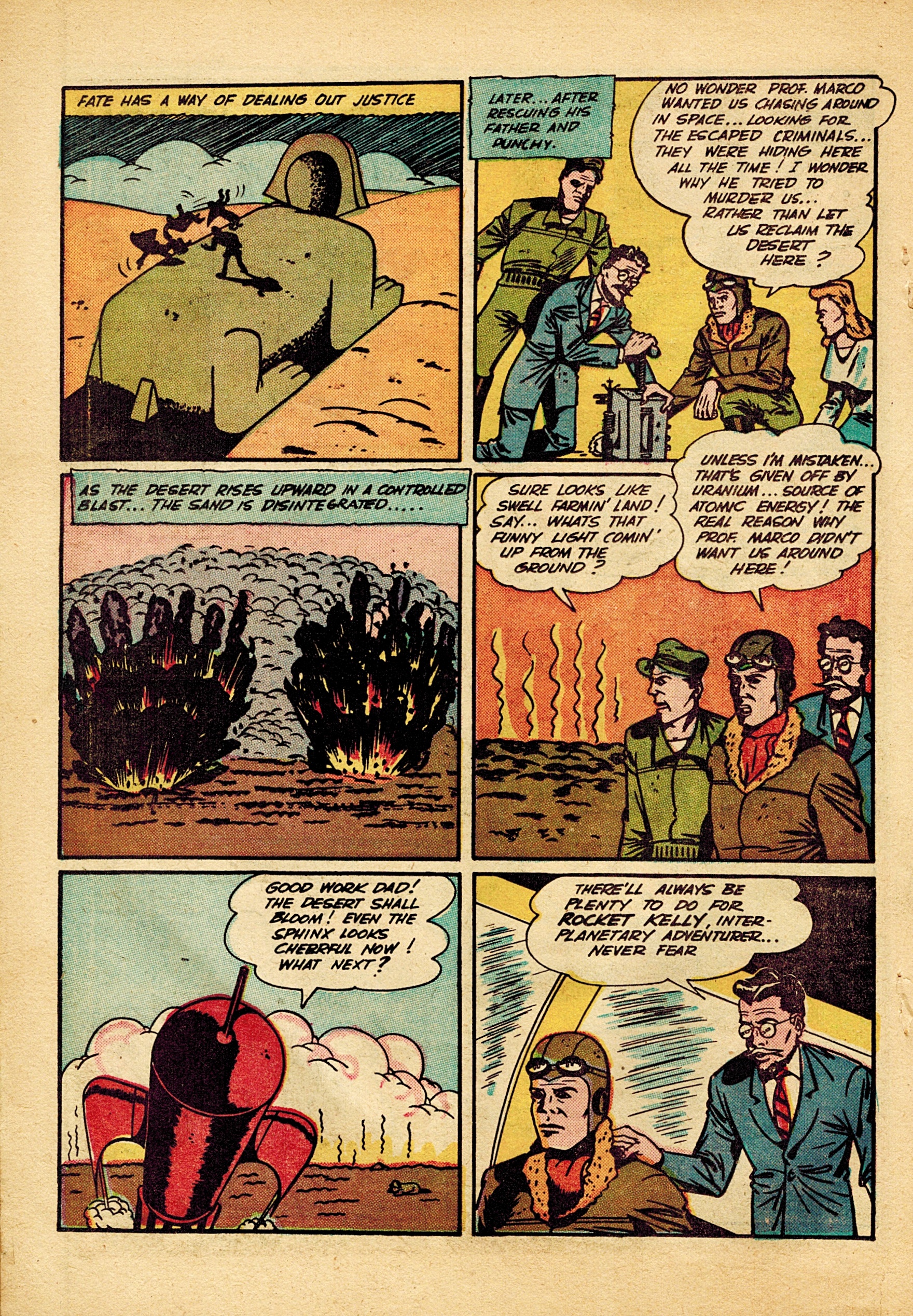 Read online Rocket Kelly (1945) comic -  Issue #3 - 26