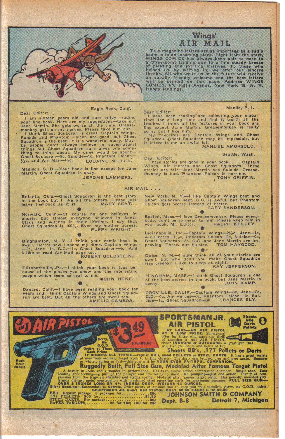 Read online Wings Comics comic -  Issue #91 - 42